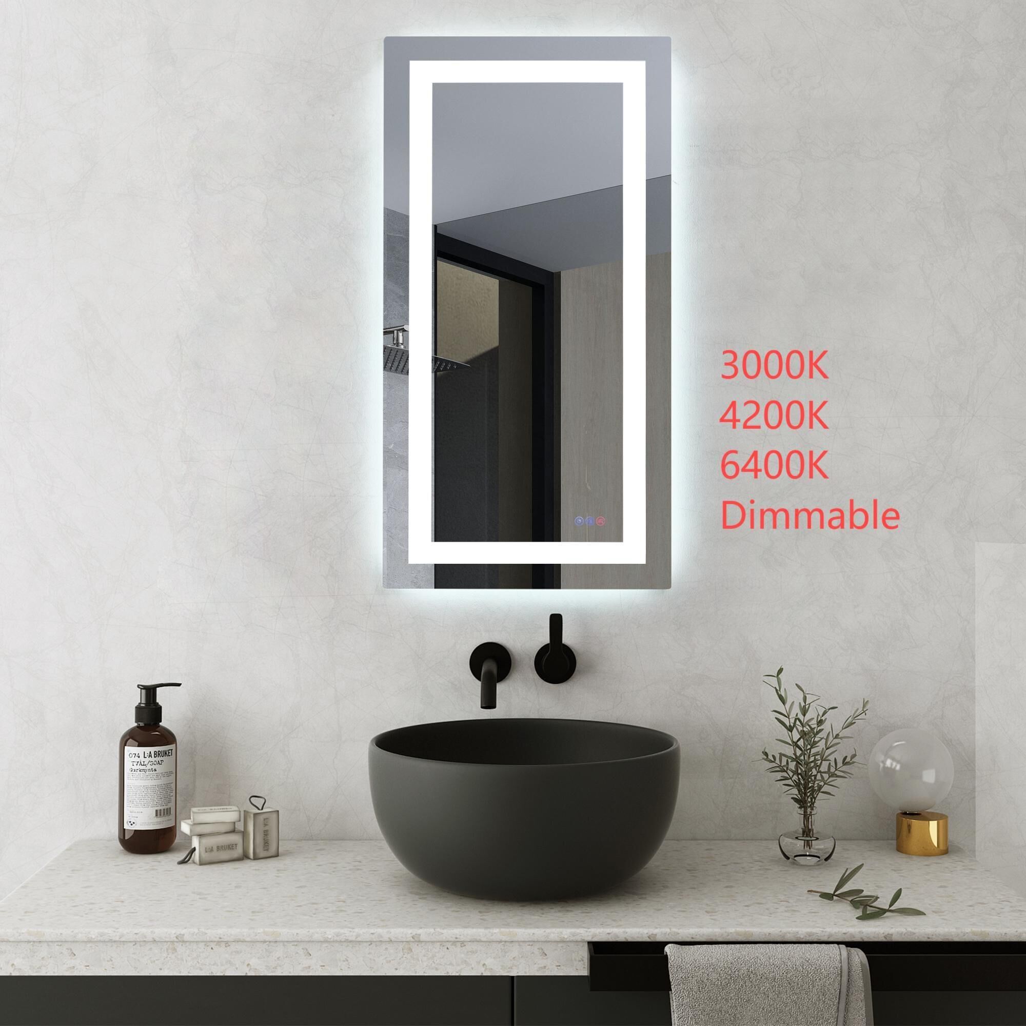 Riven 60 Inch LED Lighted Mirror by Elegant Dcor