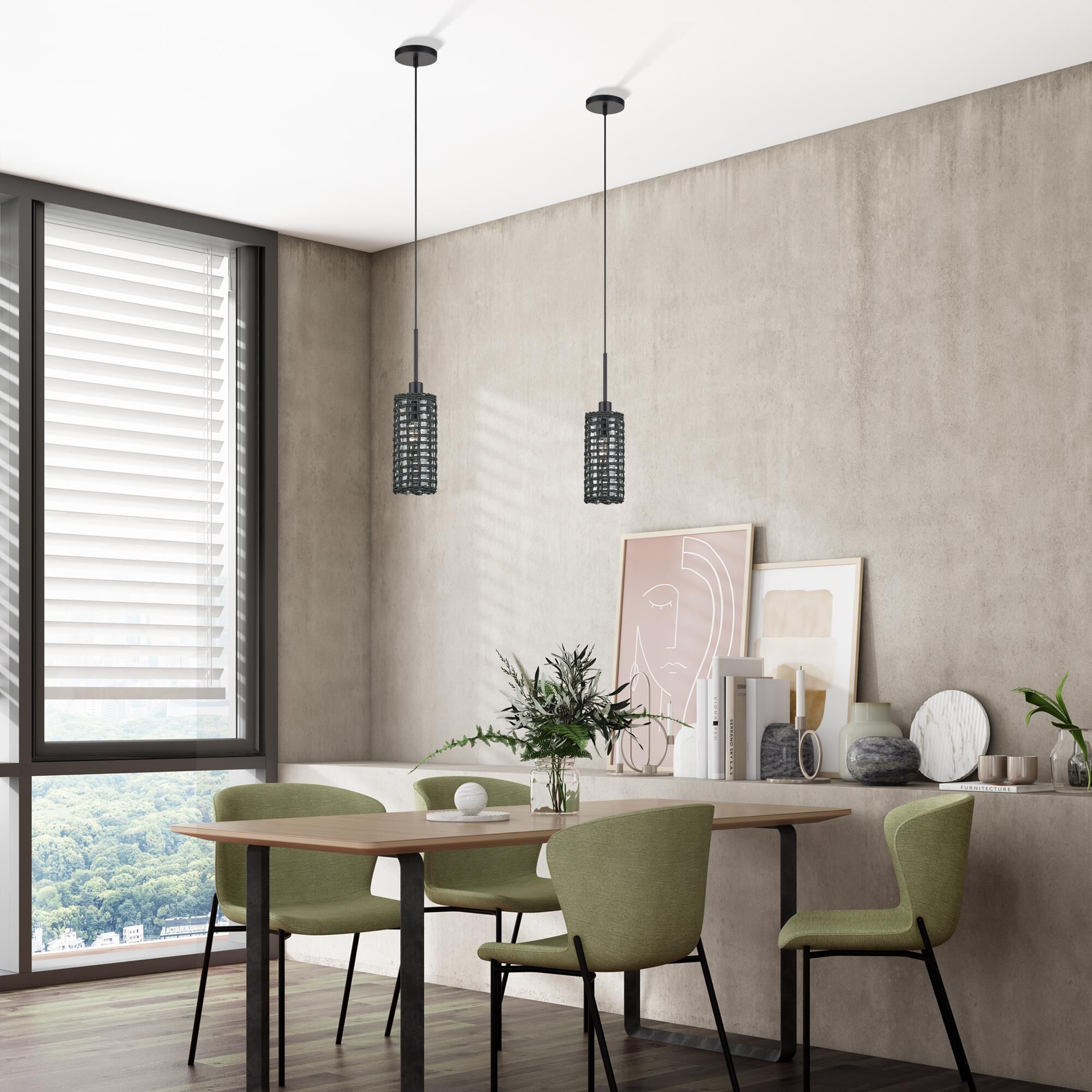 Twinewell 5 Inch Mini Pendant by Livex Lighting