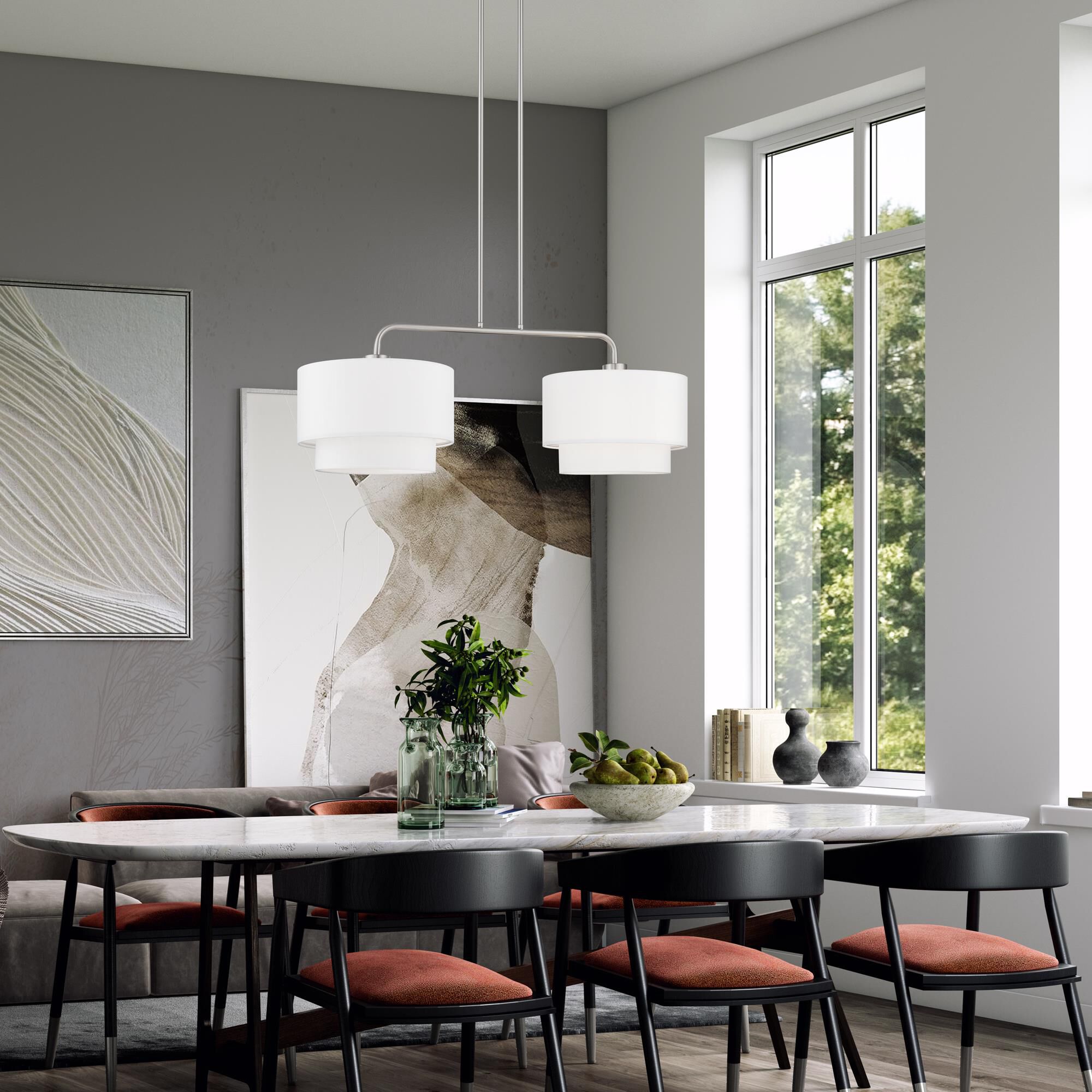 Manorwood 35 Inch Linear Suspension Light by Livex Lighting