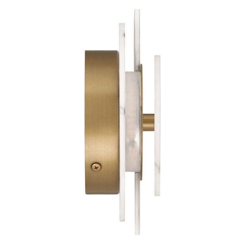Opaline Crest Wall Sconce by Hunter Fan