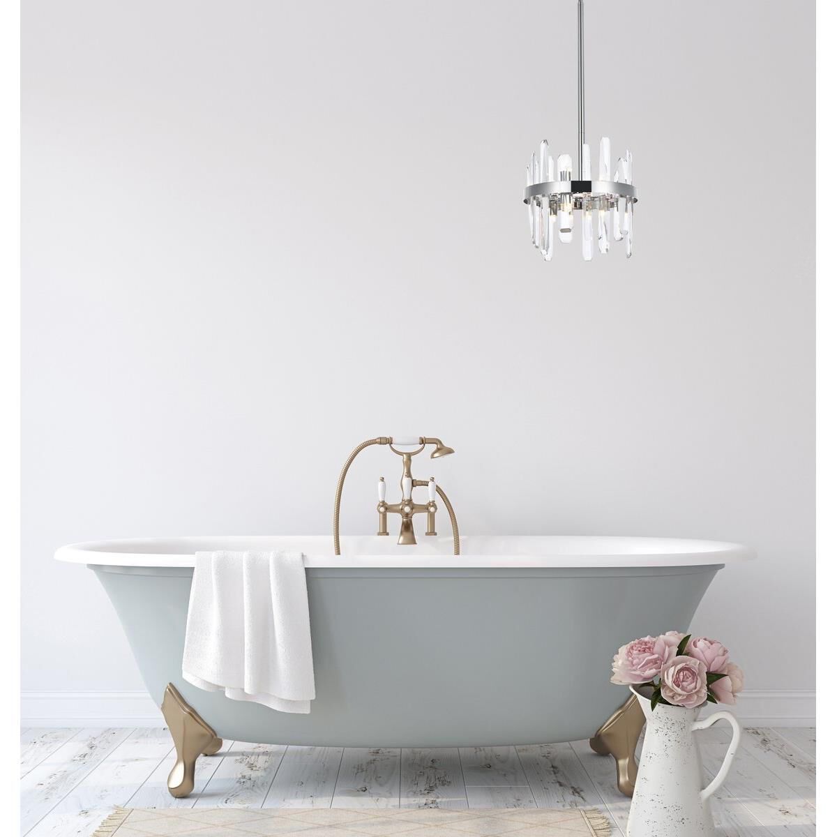 Serena 12 Inch Mini Pendant by Elegant Lighting