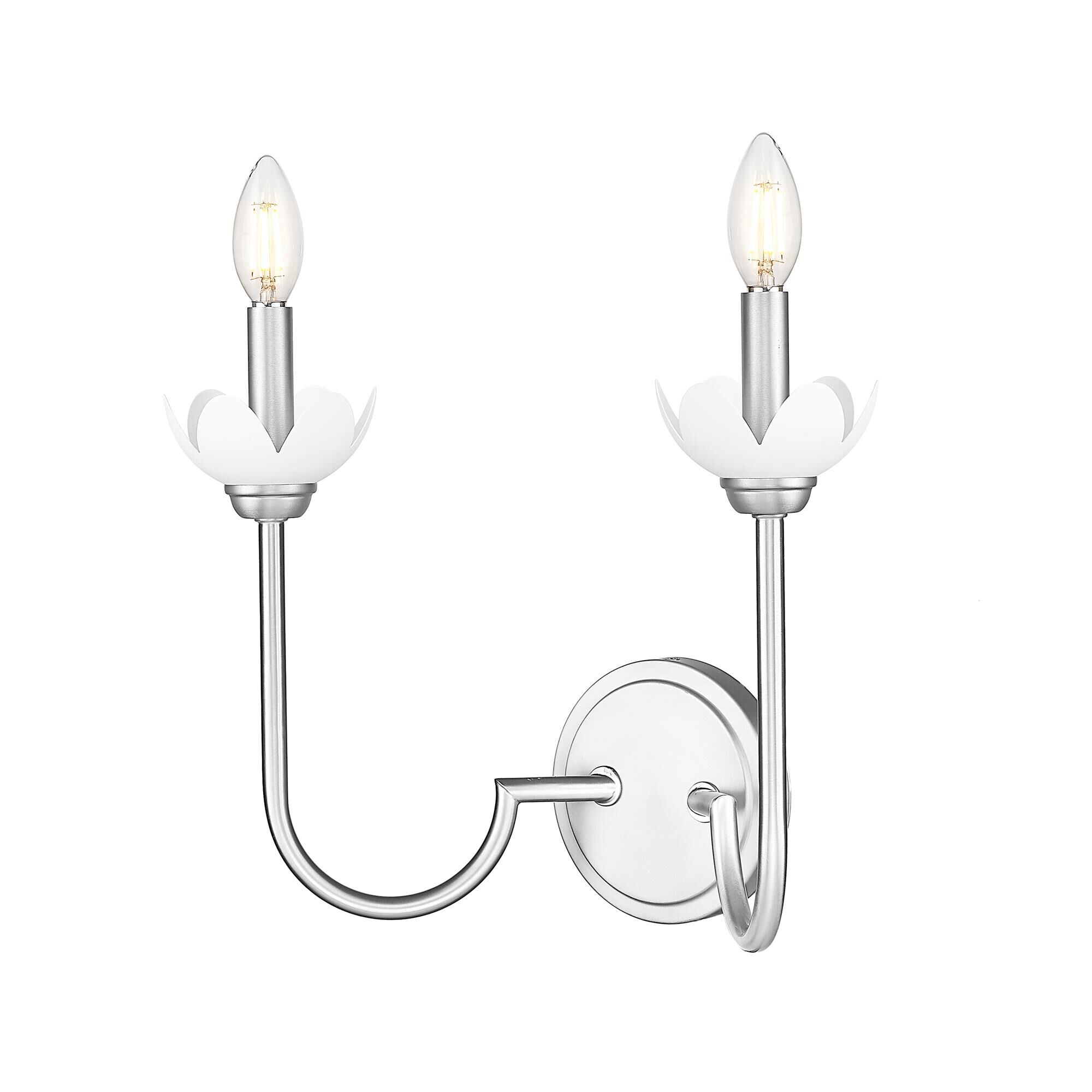 Shown in Brushed Nickel finish and Clear Ribbed glass and Clear Ribbed shade
