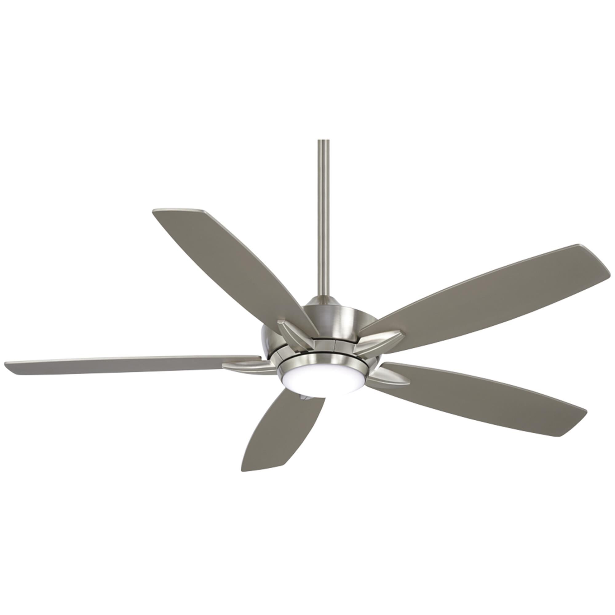 Shown in Brushed Nickel finish and Glass shade