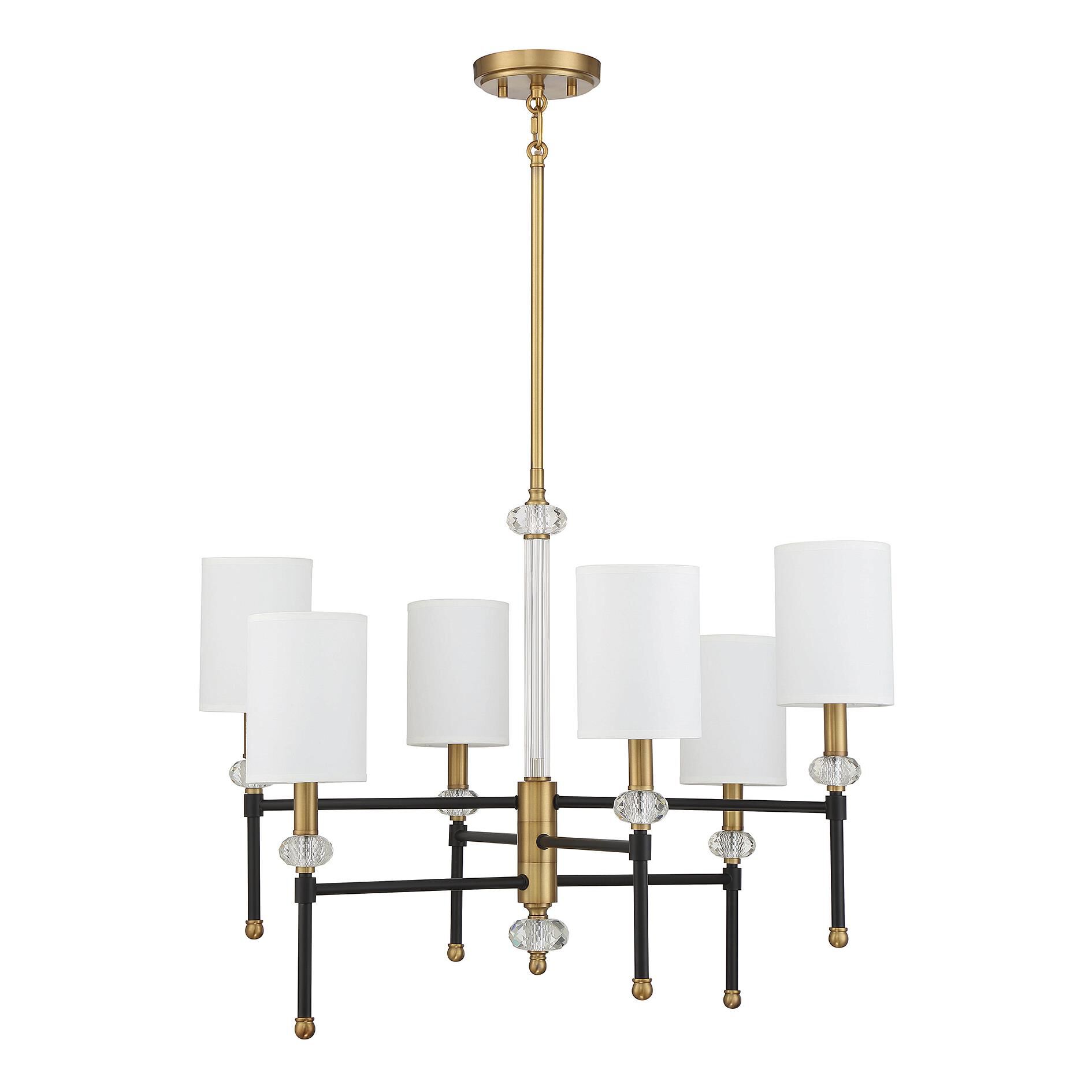 Tivoli 28 Inch 6 Light Chandelier by Savoy House