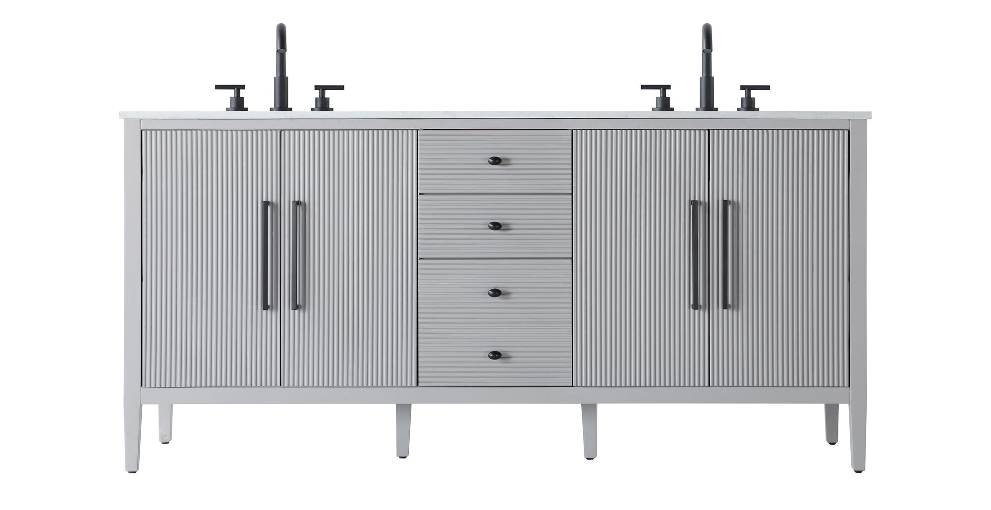 Shown in Grey finish