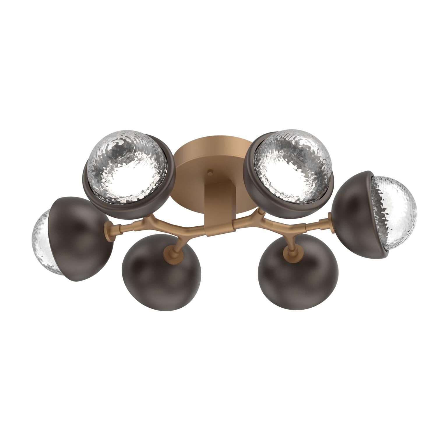 Levi Wilson Cabochon 27 Inch Flush Mount by Hammerton Studio
