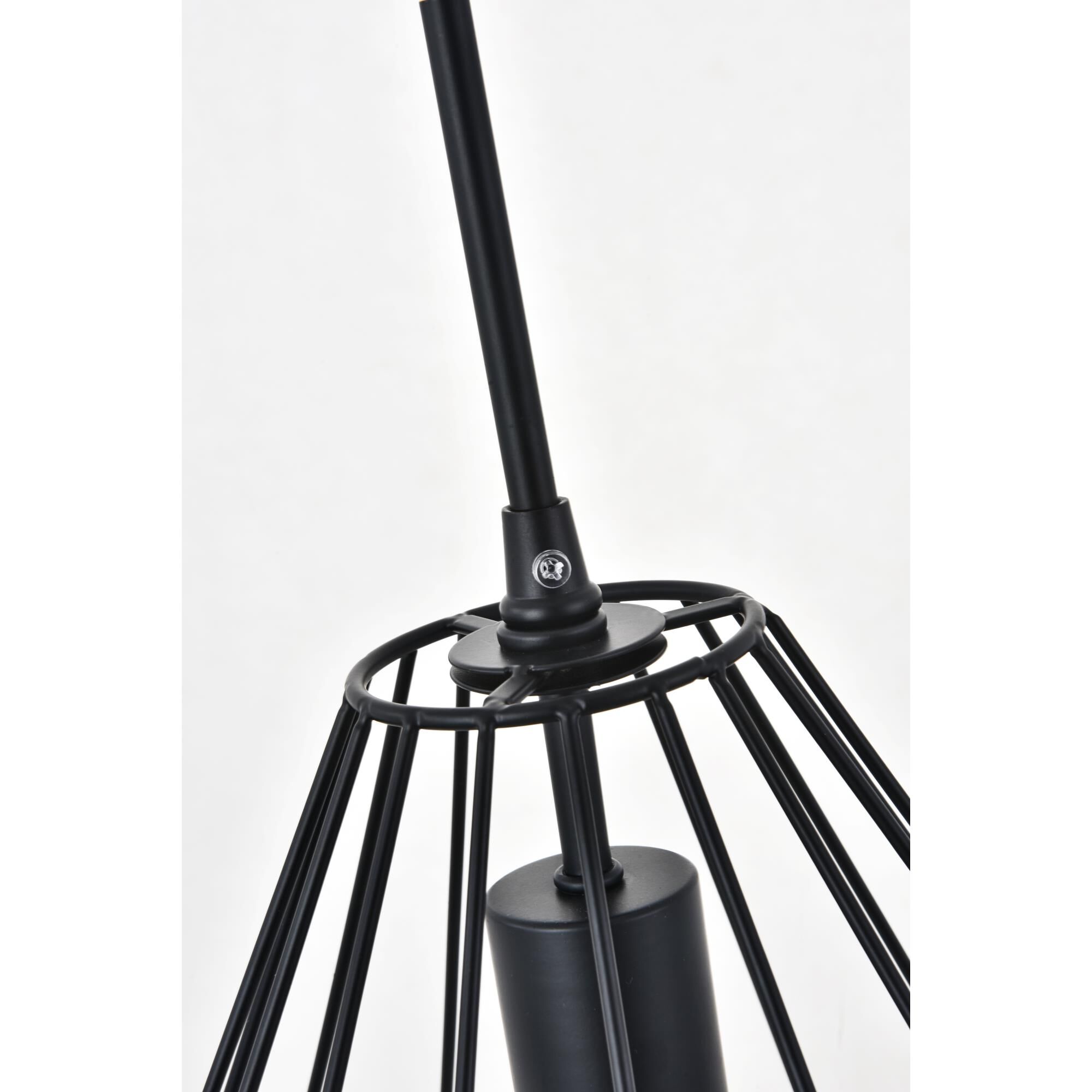 Shown in Black finish and Black Metal shade