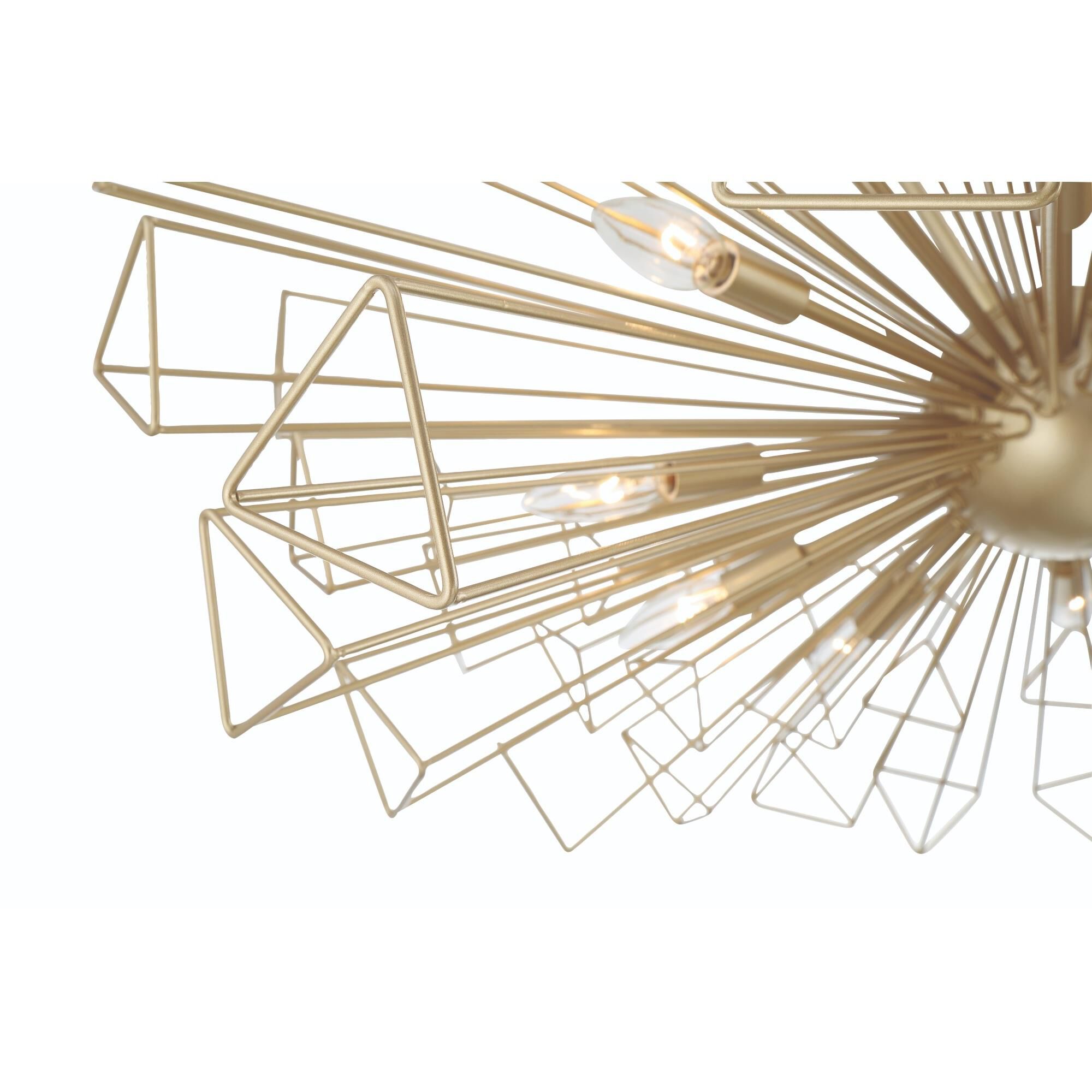 Dendelio Medium Linear Chandelier,