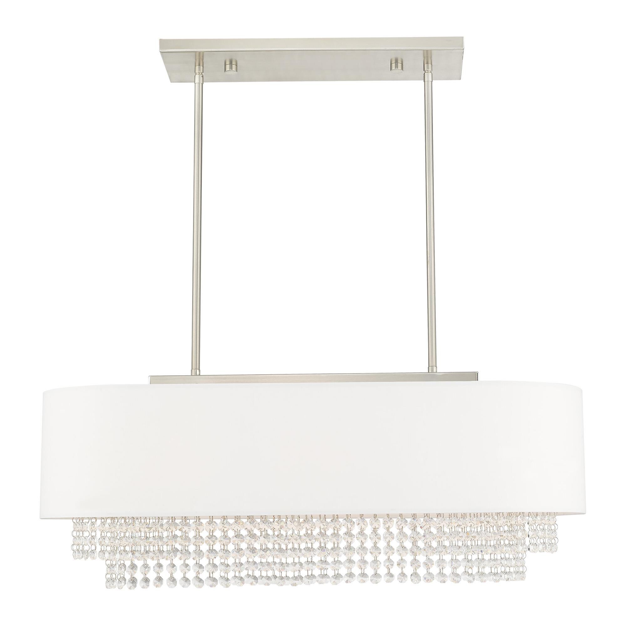 Carlisle 31 Inch 3 Light Linear Suspension Light by Livex Lighting