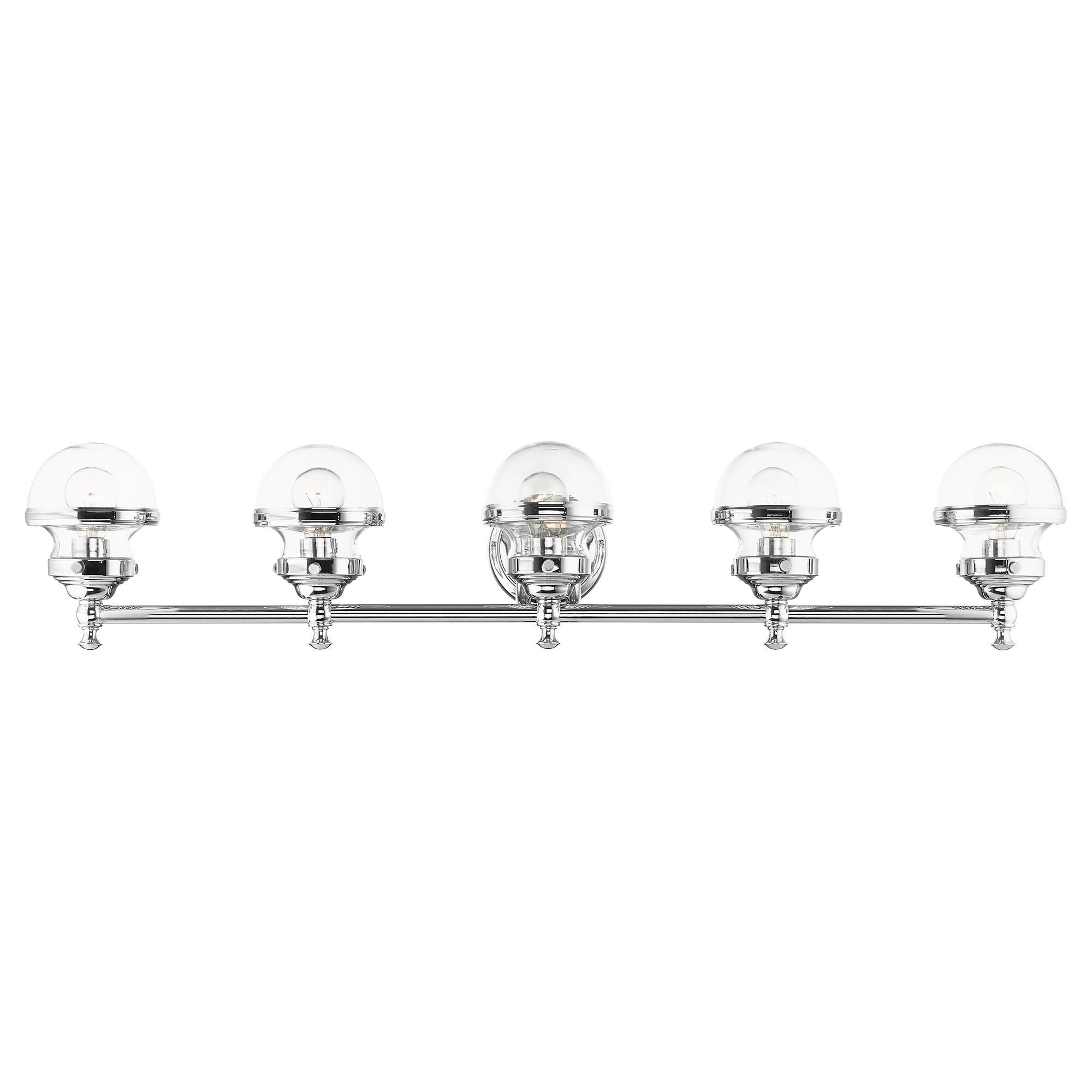 Oldwick 42 Inch 5 Light Bath Vanity Light by Livex Lighting