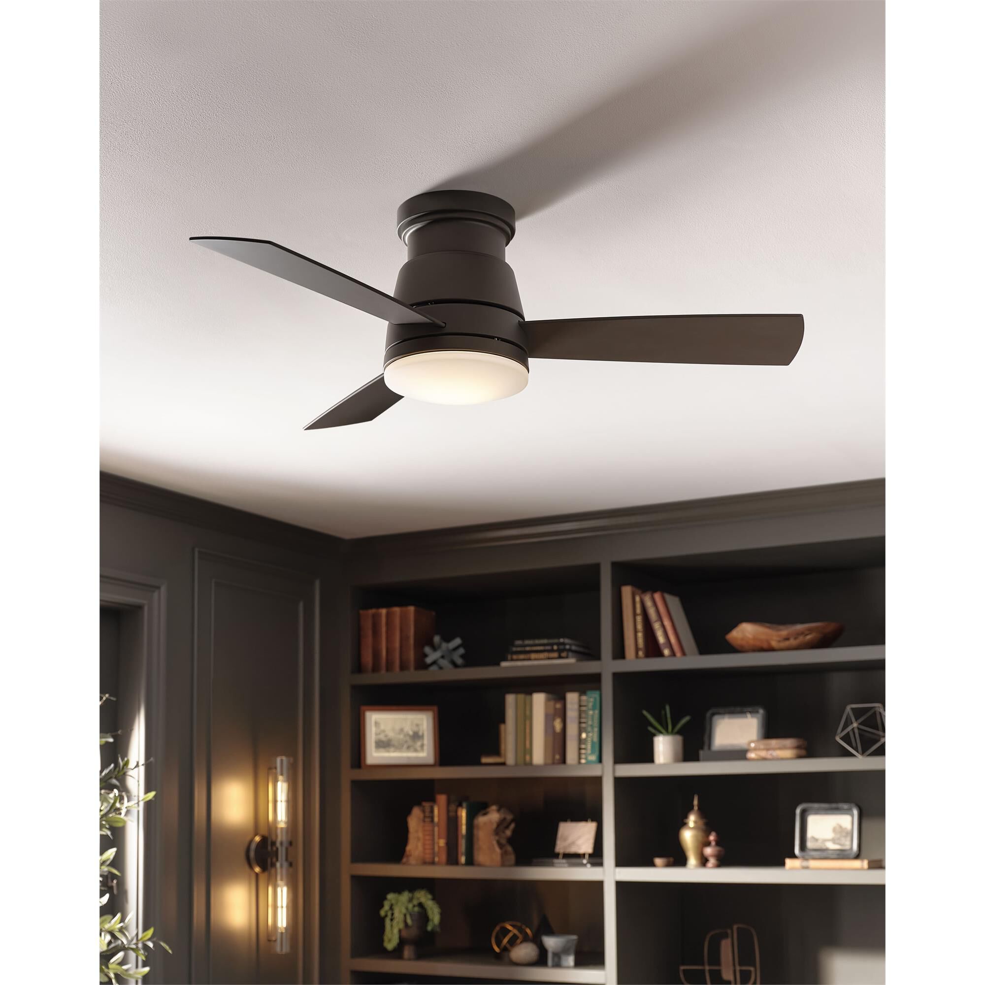Shown in Metallic Matte Bronze finish and Etched Opal glass