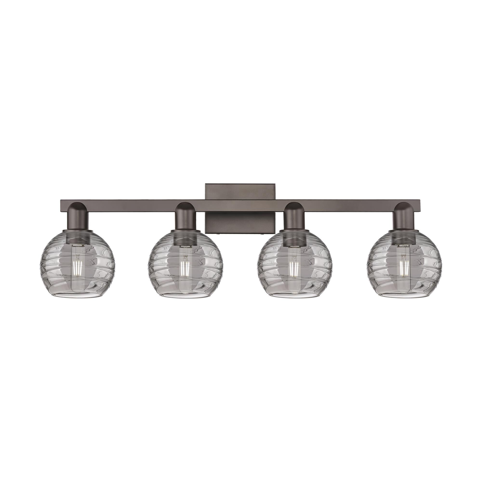 Bruno Marashlian Athens Deco Swirl 36 Inch Bath Vanity Light by Innovations Lighting