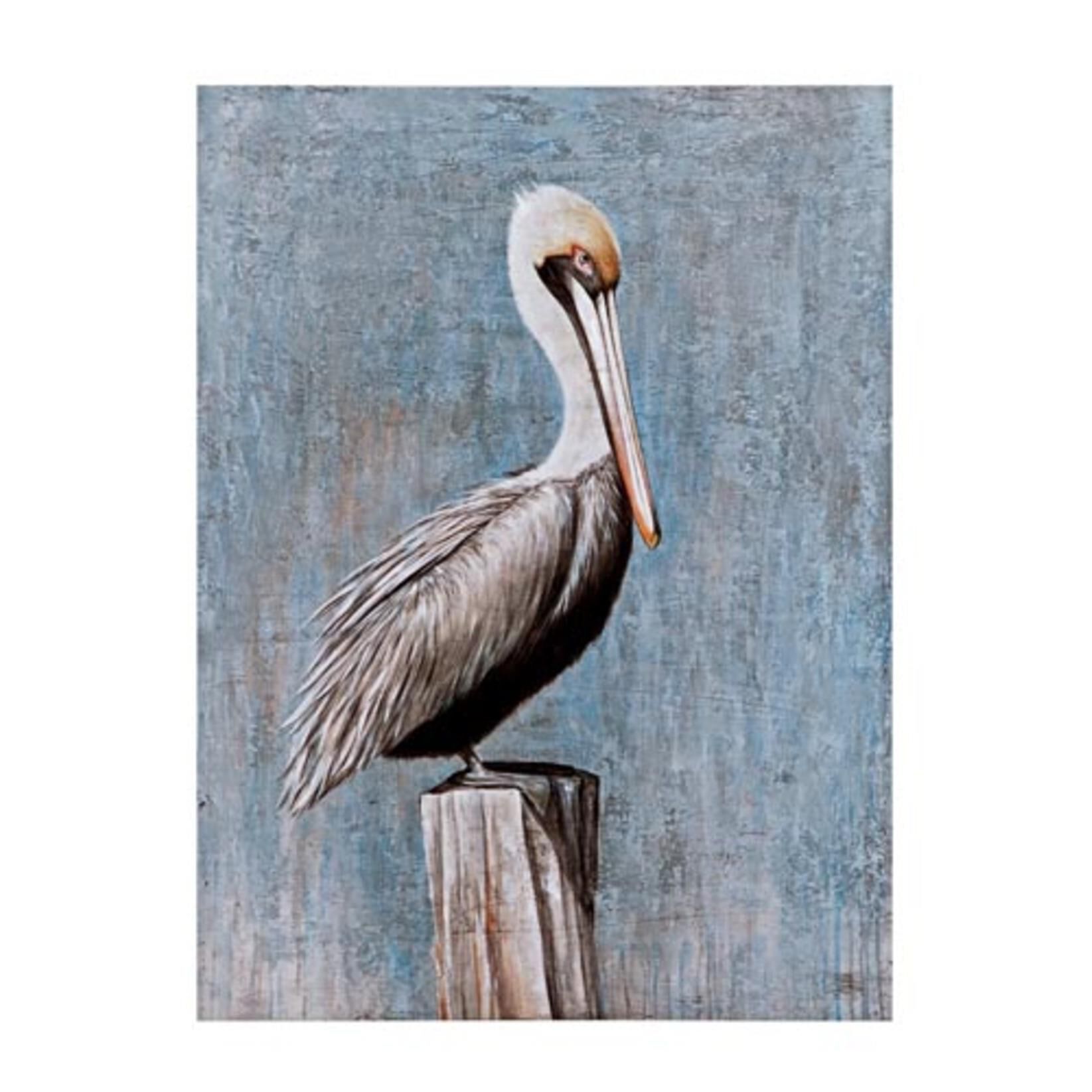 Pelican 36 Inch Painting by Bassett Mirror Company