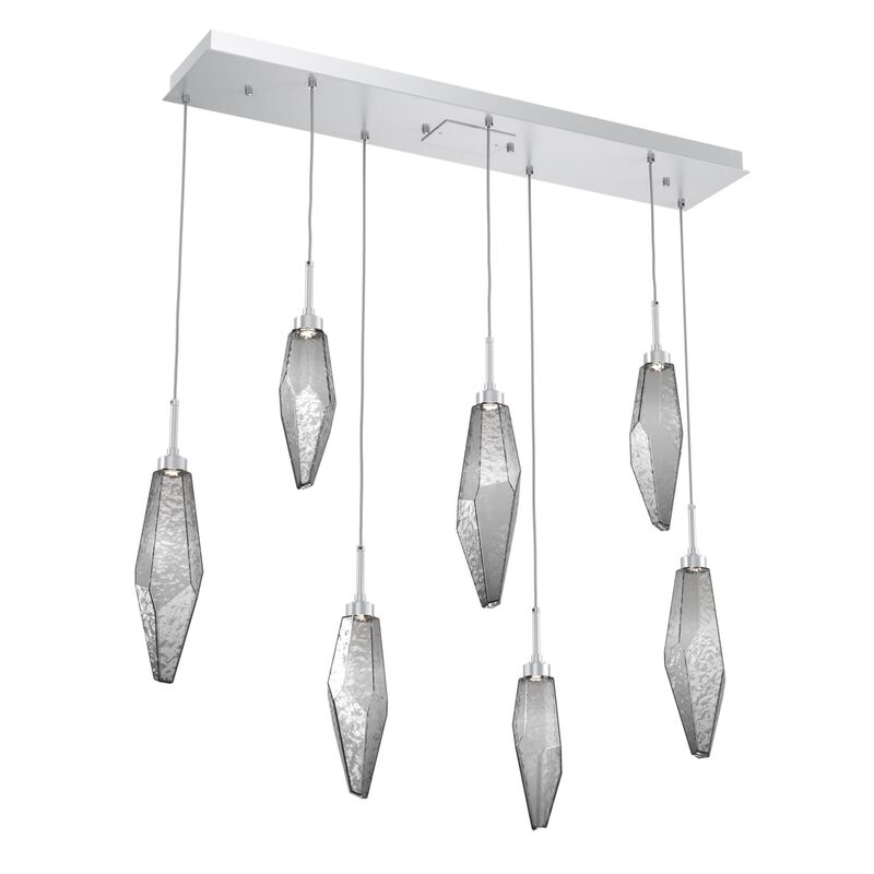 Rock Crystal 44 Inch 7 Light LED Linear Suspension Light by Hammerton Studio