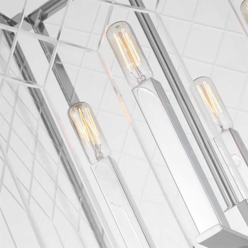 Erro 16 Inch Cage Pendant by Visual Comfort Studio Collection