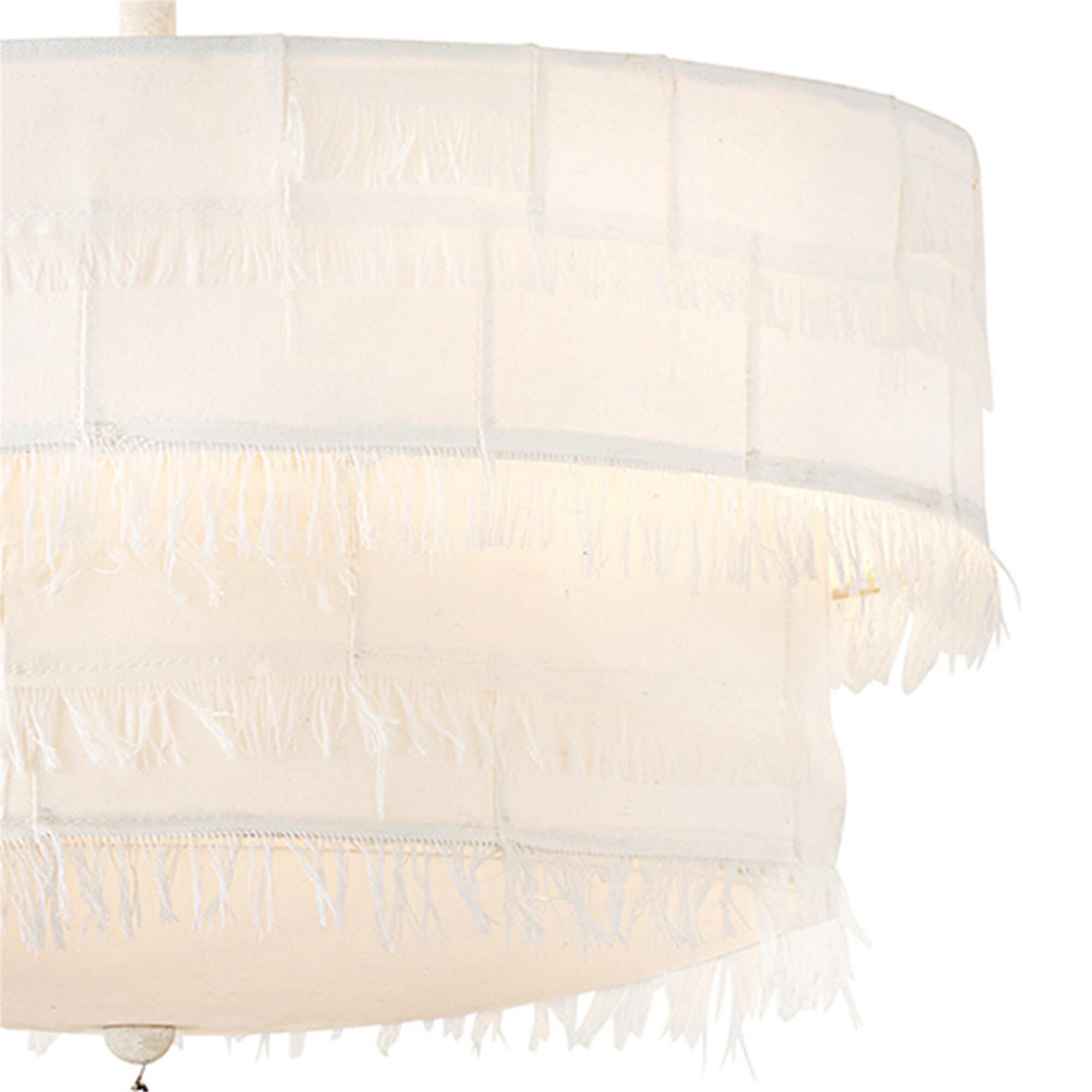 Baya 18 Inch 4 Light Semi Flush Mount,