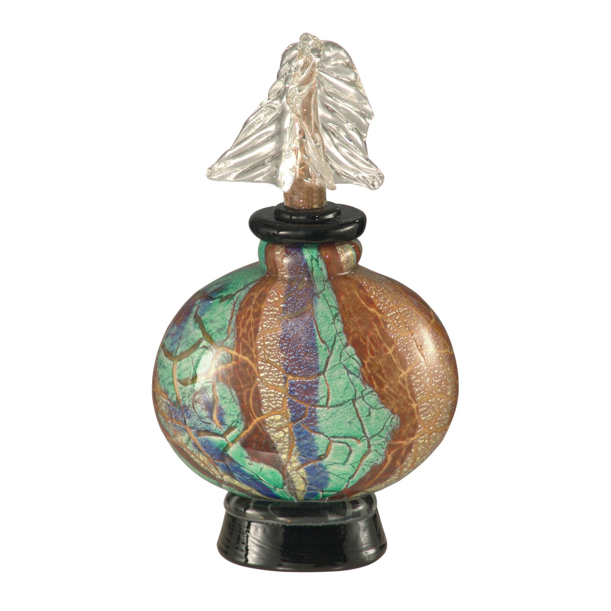 Crackle Decorative Bottle-Canister by Dale Tiffany