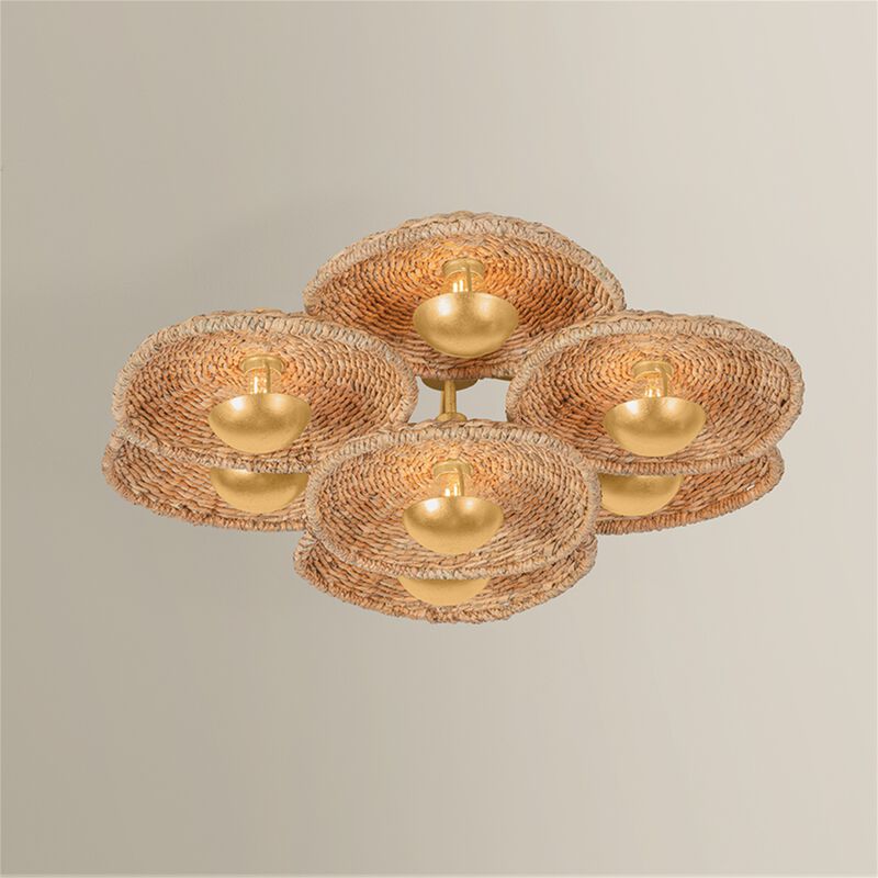 Colline 26 Inch Semi Flush Mount by Corbett Lighting