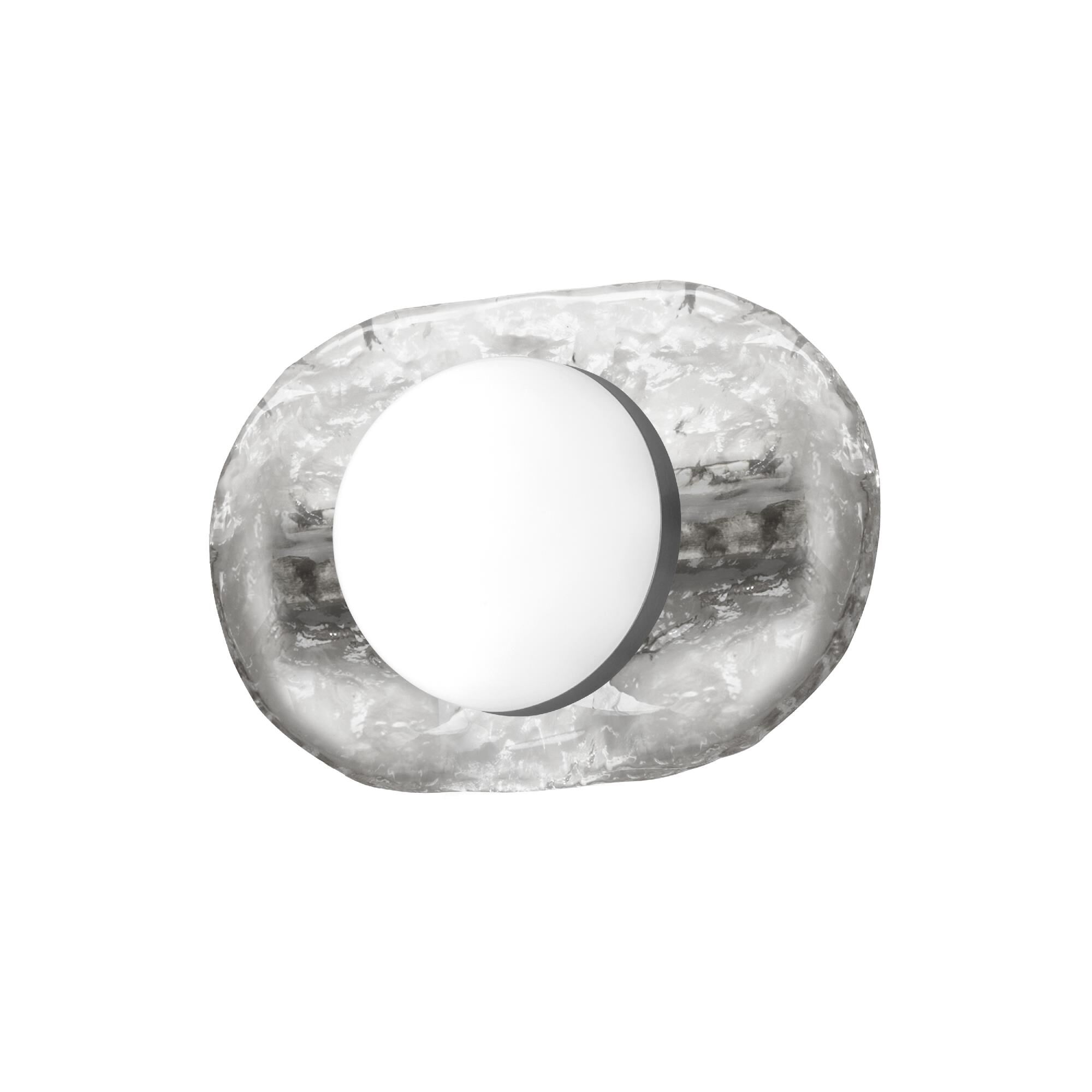 Shown in Matte Black finish and Clear glass