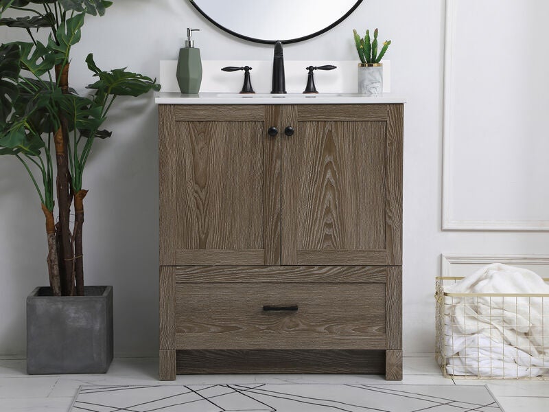 Soma 19 Inch Bath Vanity Cabinet by Elegant Decor
