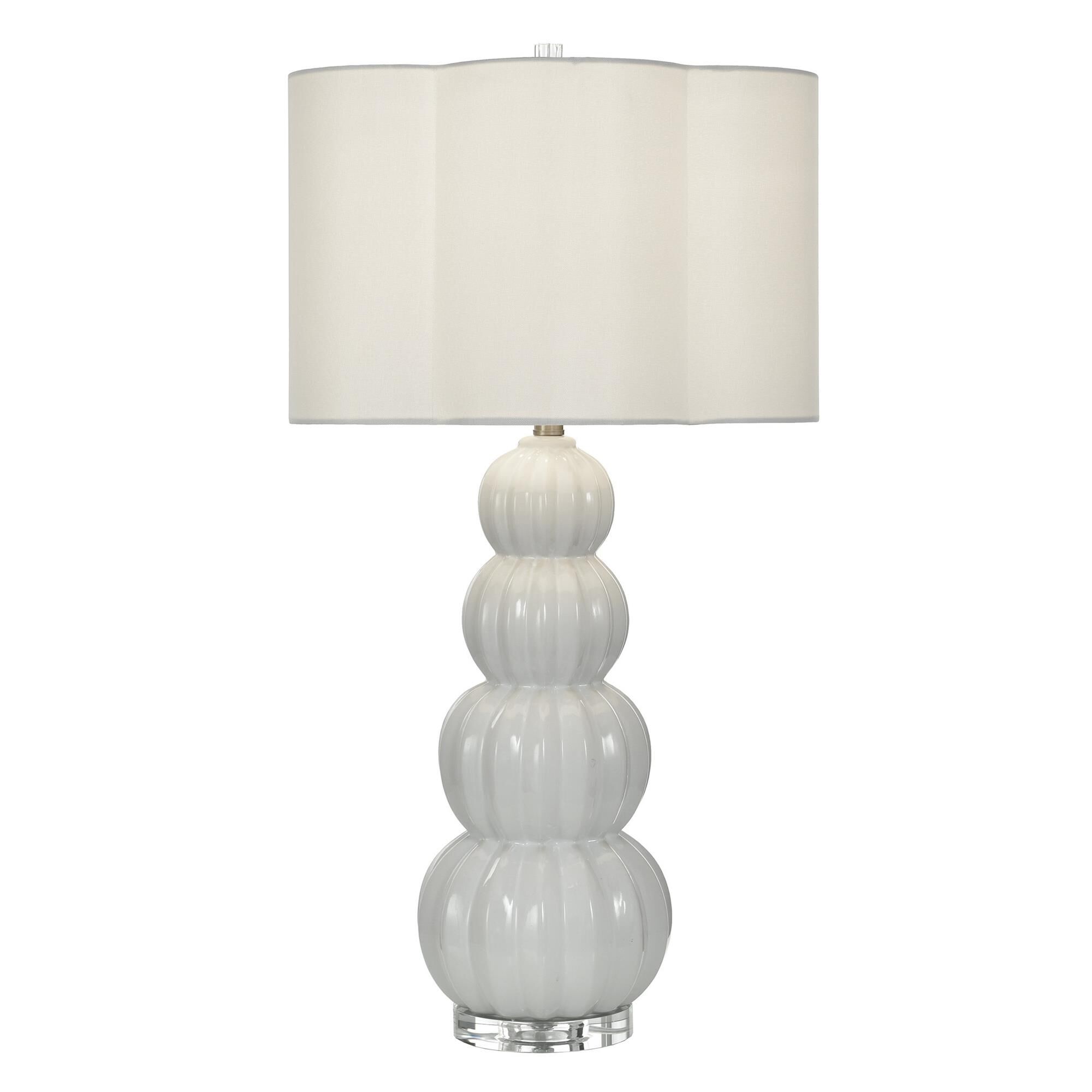 Shown in Glossy White finish and Off-White shade