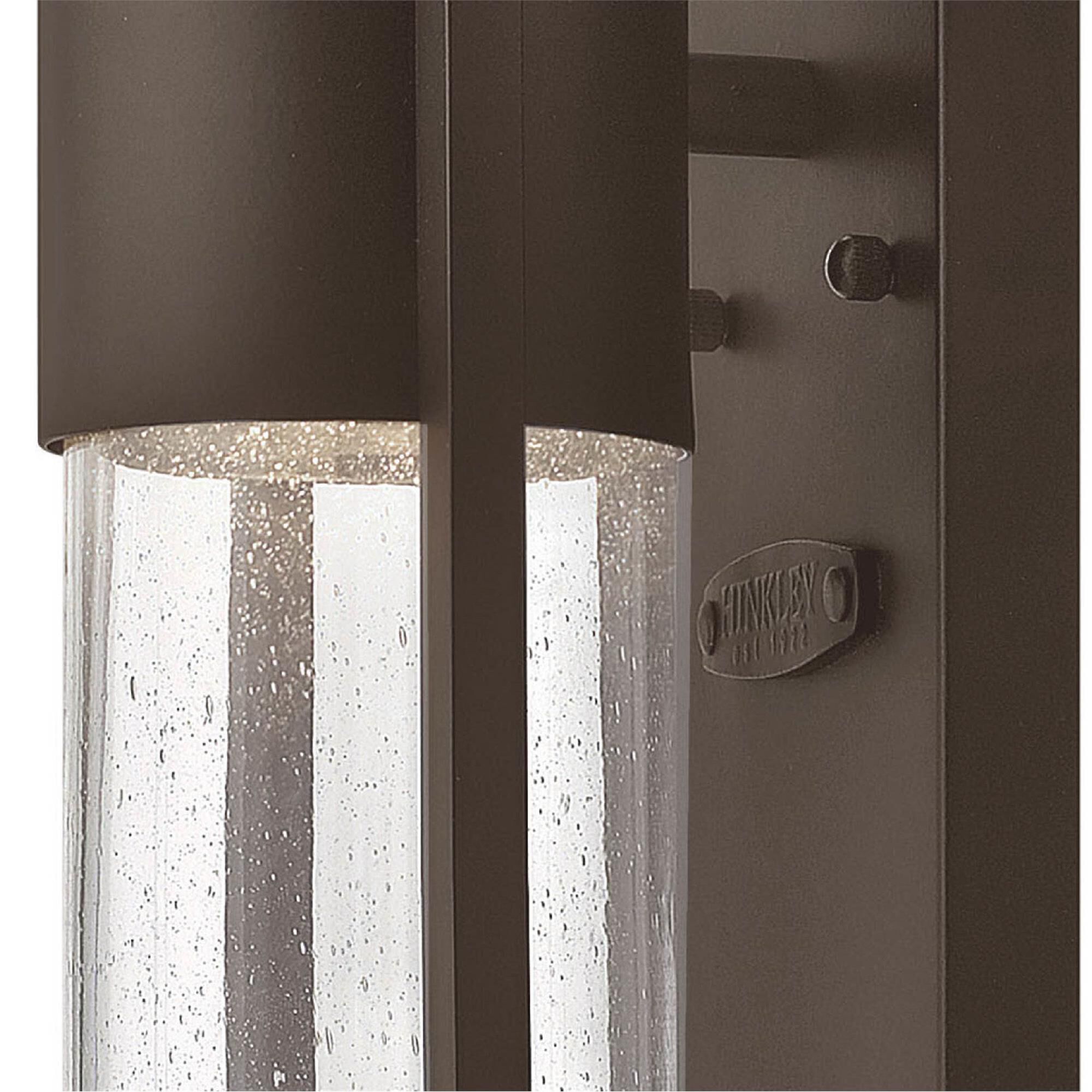 Shown in Buckeye Bronze finish and Clear Seedy glass