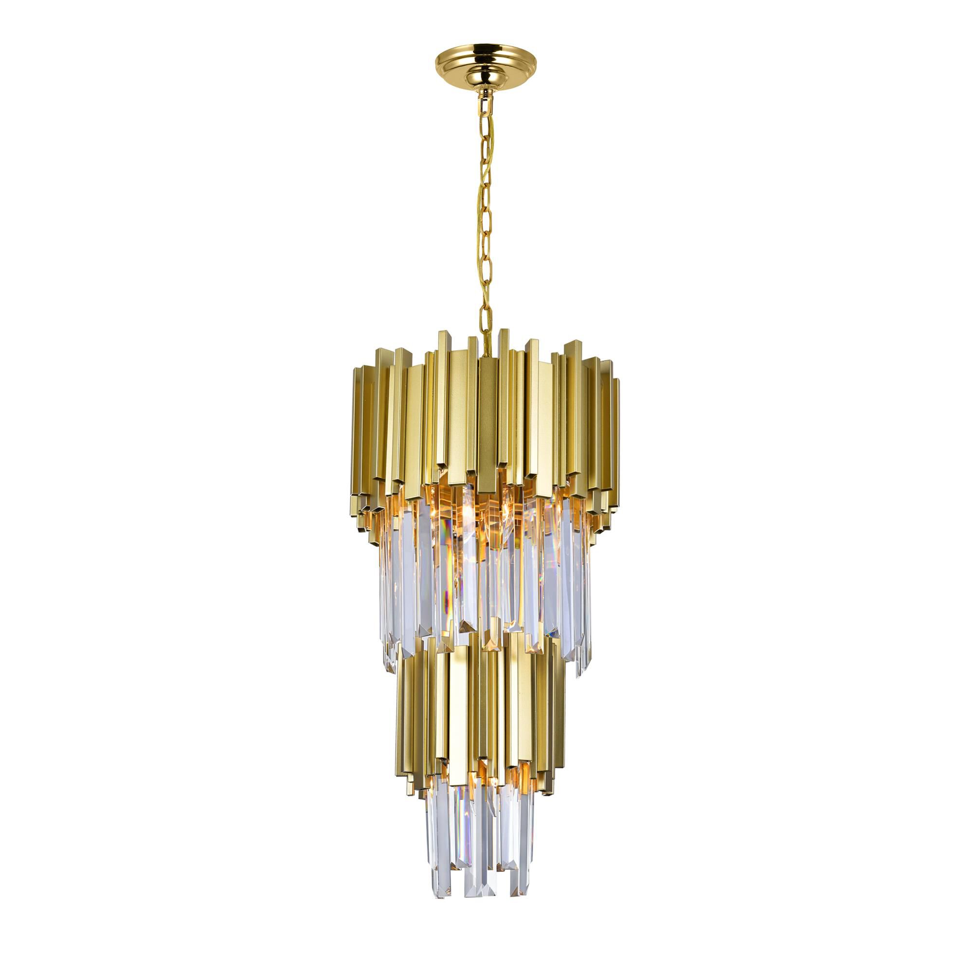 Deco 12 Inch 4 Light Mini Chandelier by CWI Lighting
