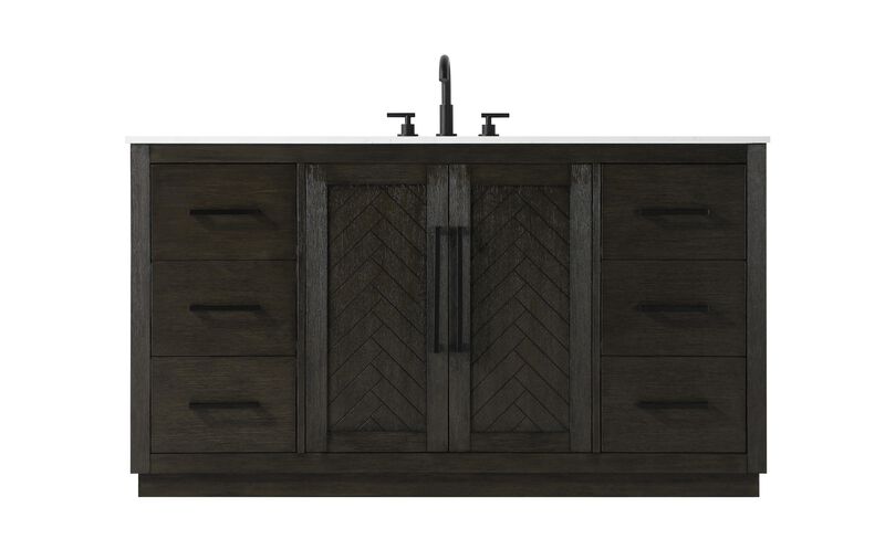 Chase 60 Inch Bath Vanity by Elegant Dcor