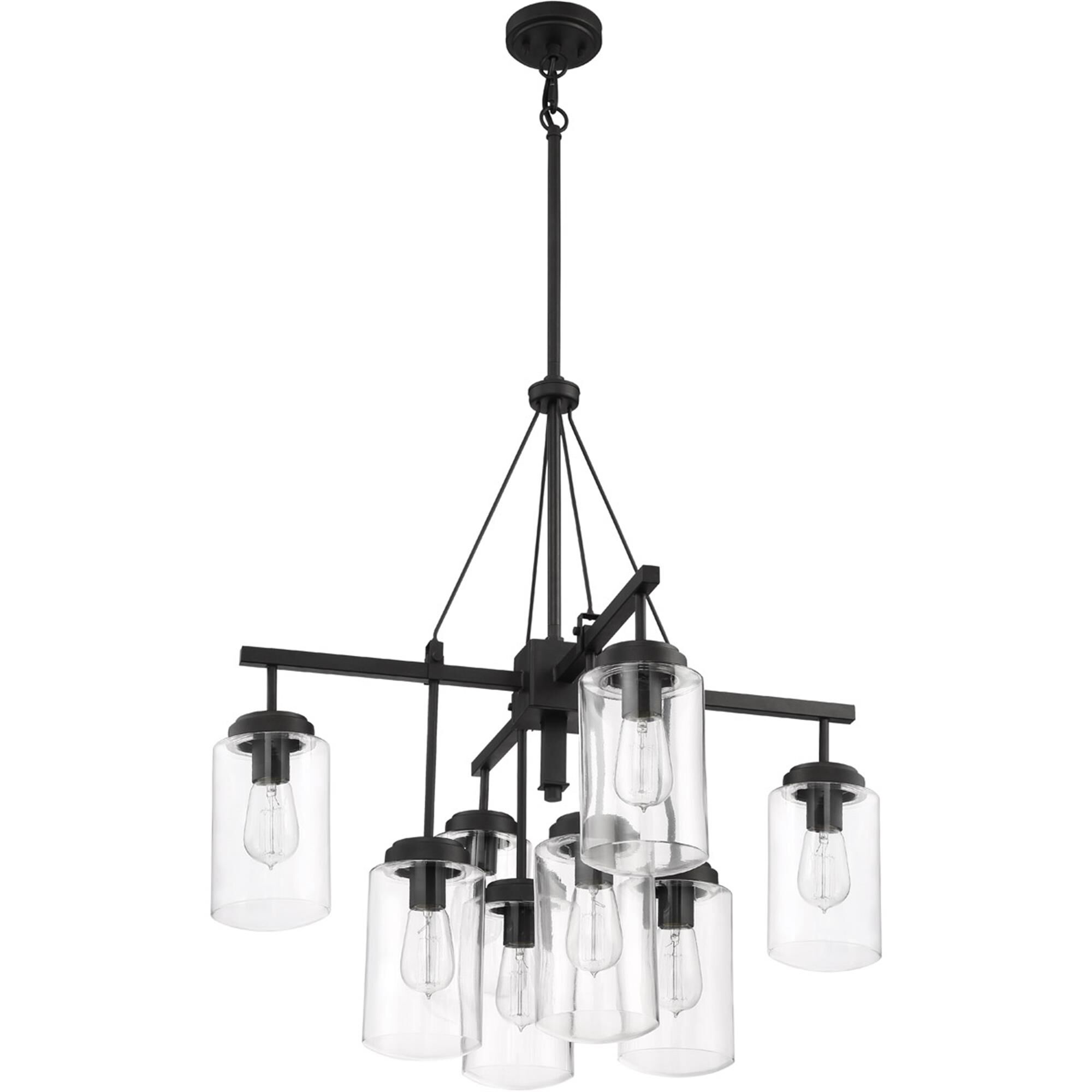 Shown in Espresso finish and Clear glass