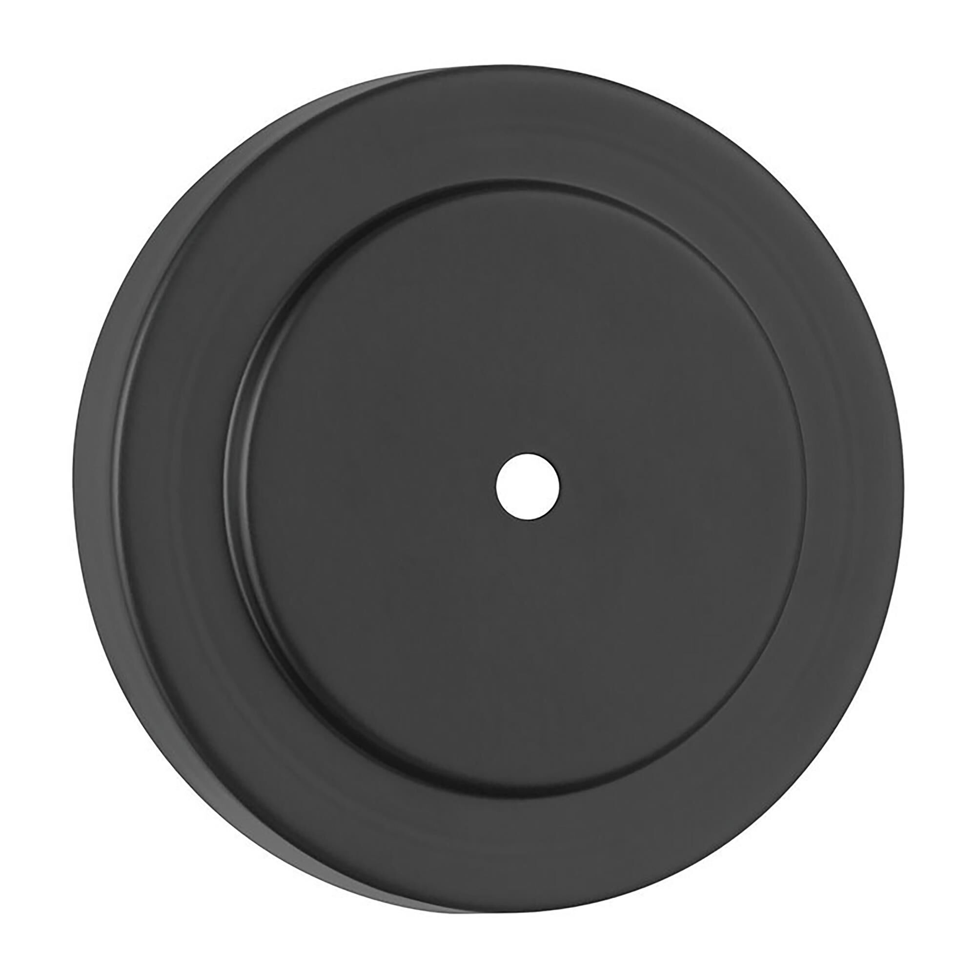 Shown in Matte Black finish and Clear Ribbed glass