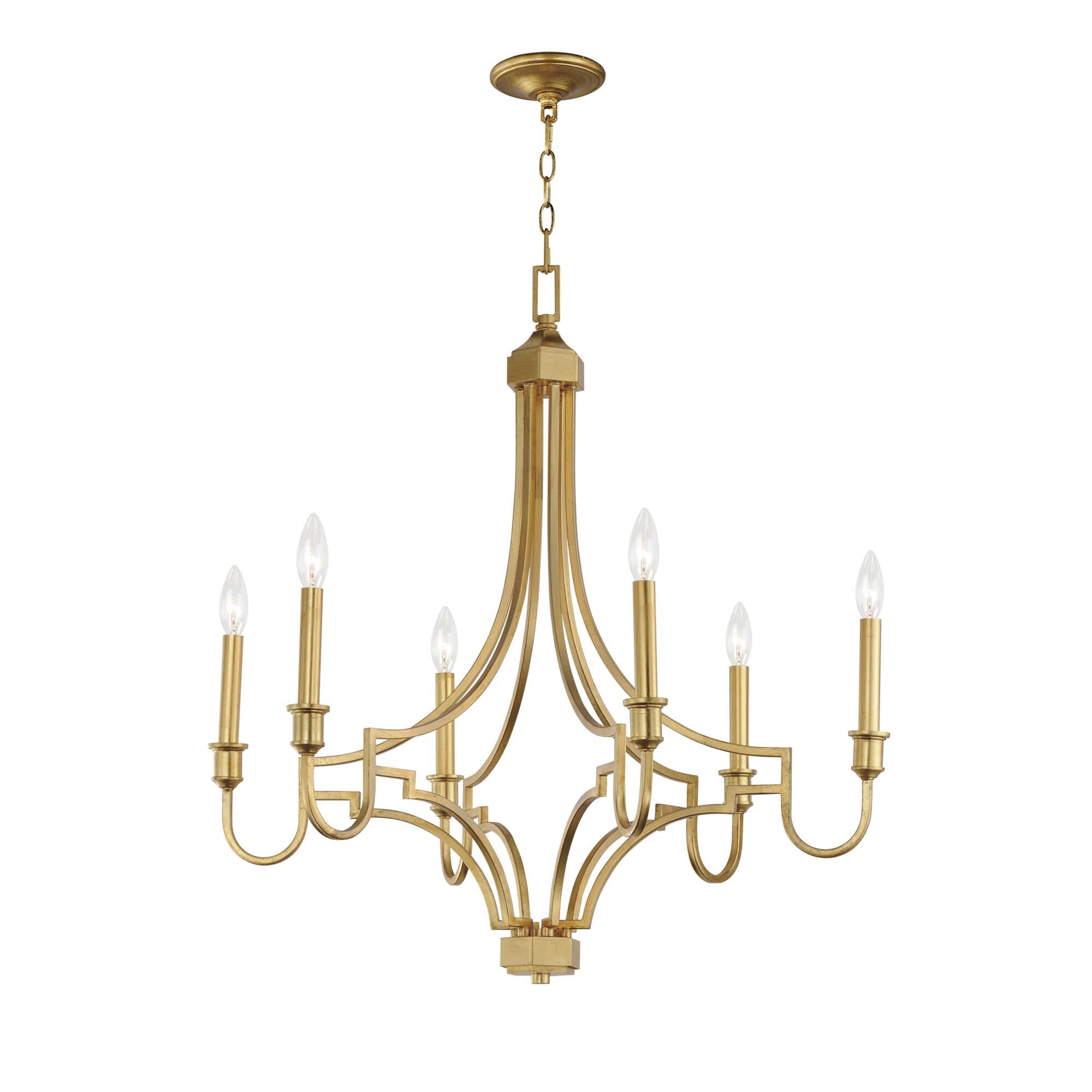 Normandy 29 Inch 6 Light Chandelier by Maxim Lighting