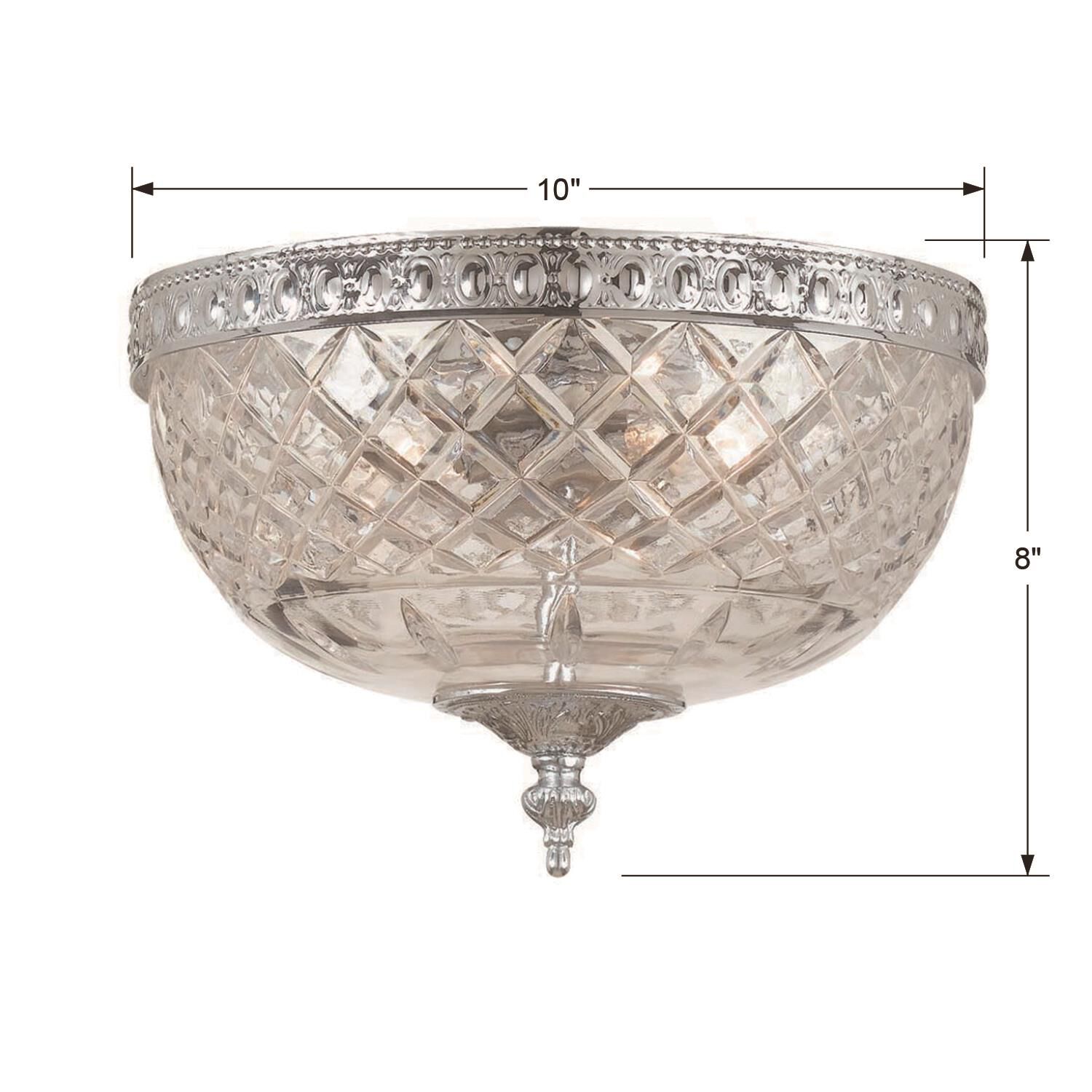 Ceiling Mount Semi Flush Mount by Crystorama