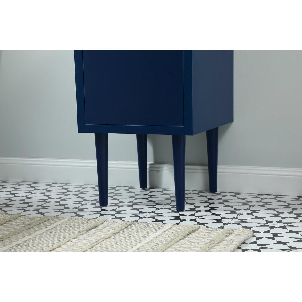 Shown in Blue finish