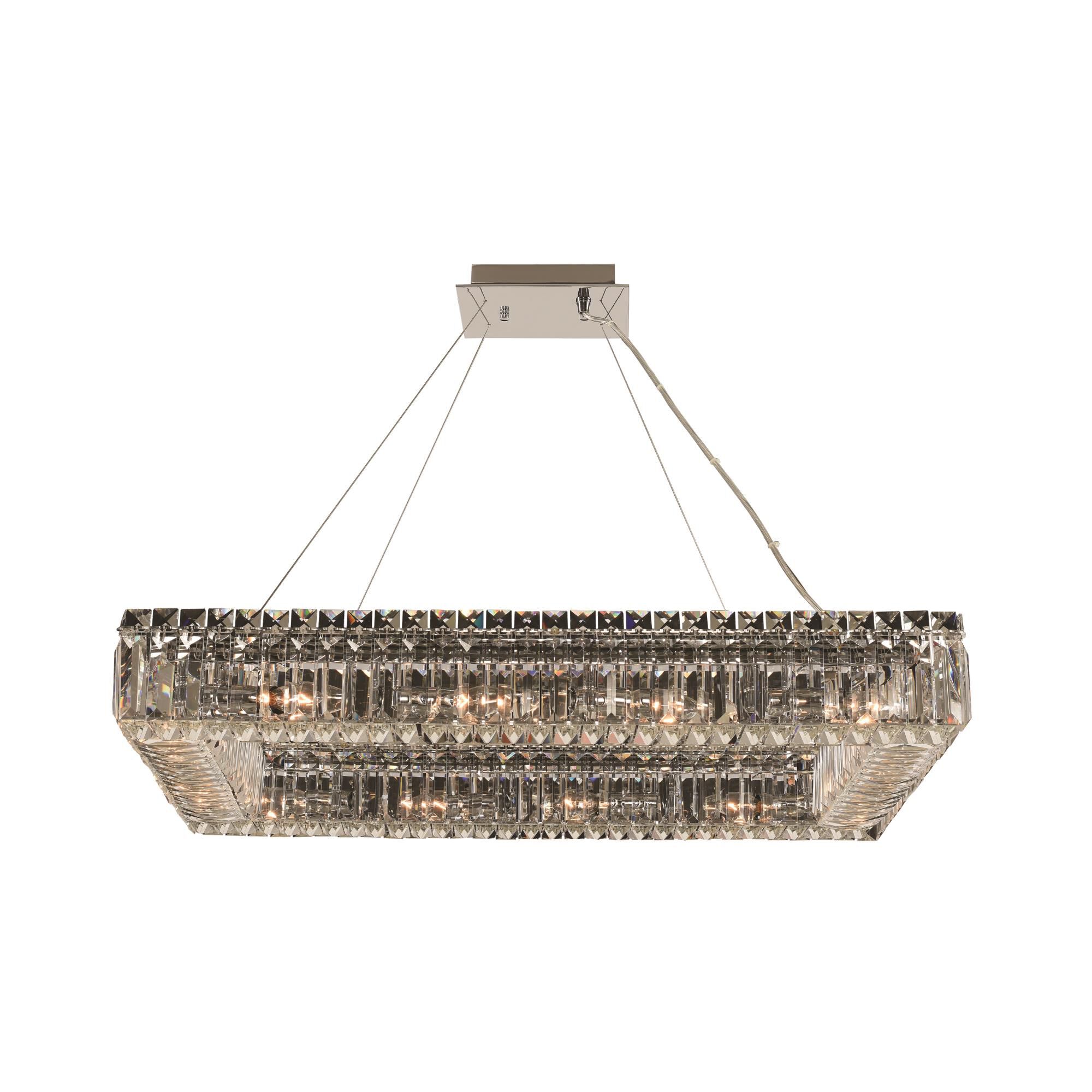 Baguette 29 Inch Large Pendant by Allegri