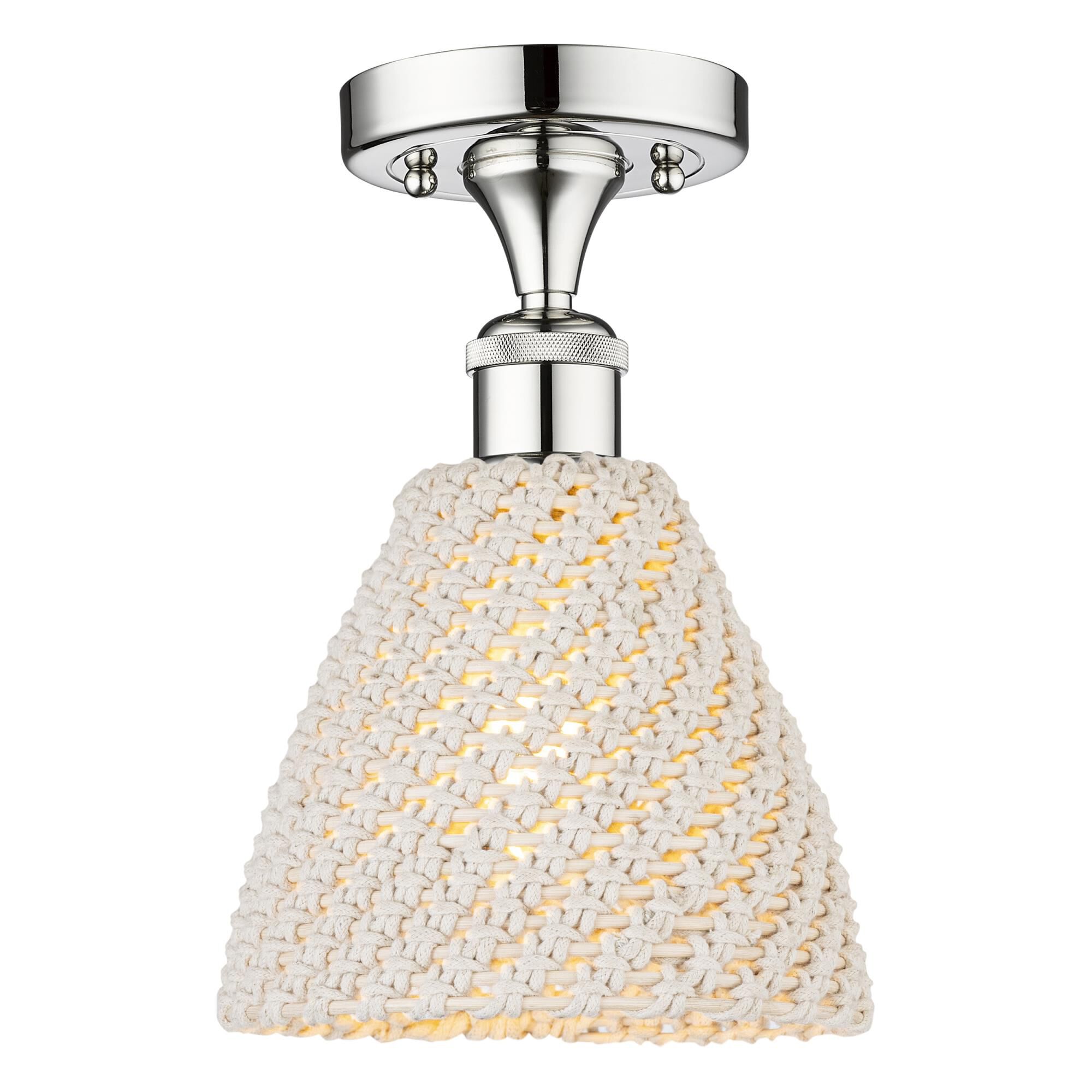 Bruno Marashlian Bristol Natural 8 Inch Semi Flush Mount by Innovations Lighting