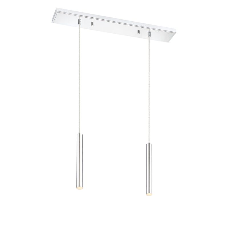 Forest 30 Inch 2 Light LED Linear Suspension Light by Z-Lite