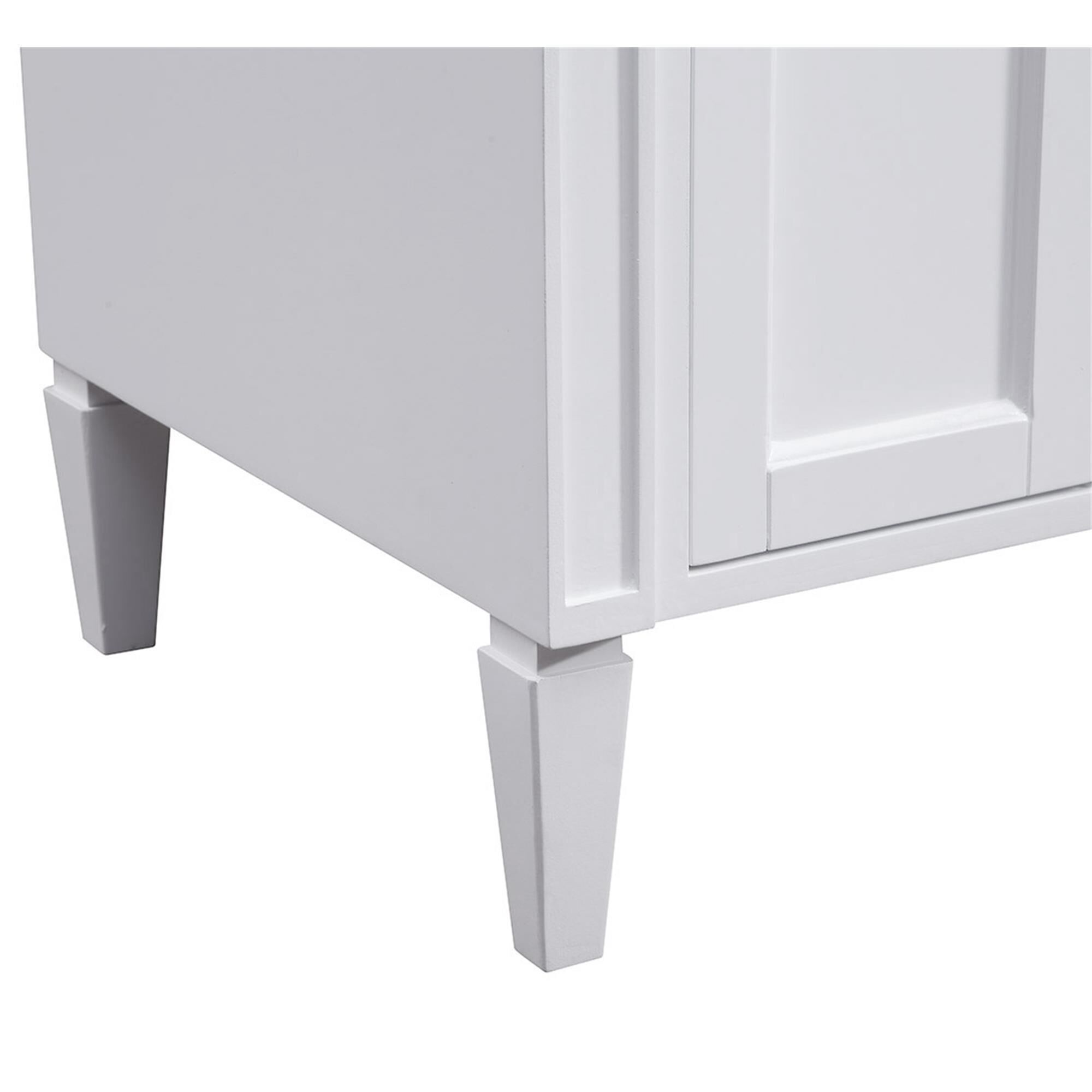 Shown in White finish