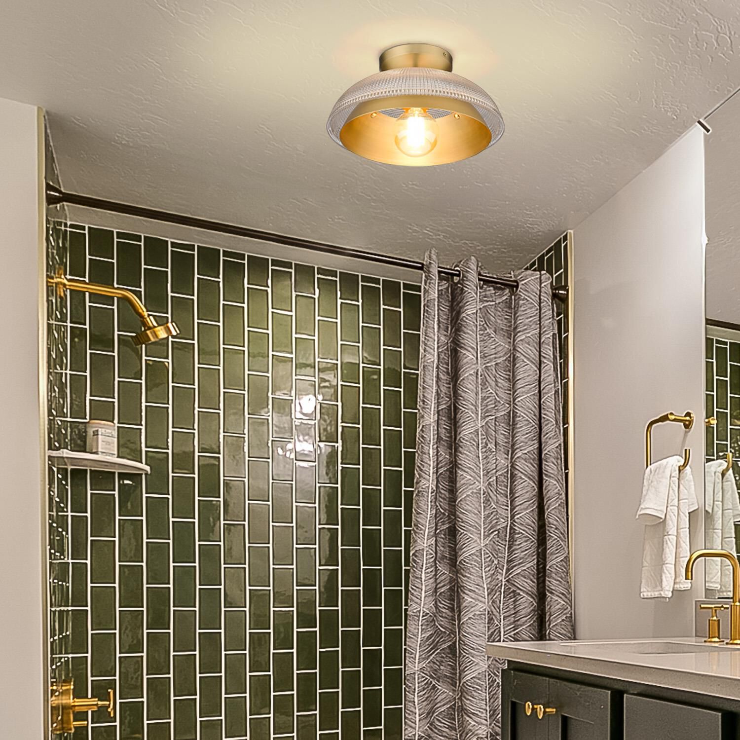 Crawford Flush Mount by Golden Lighting