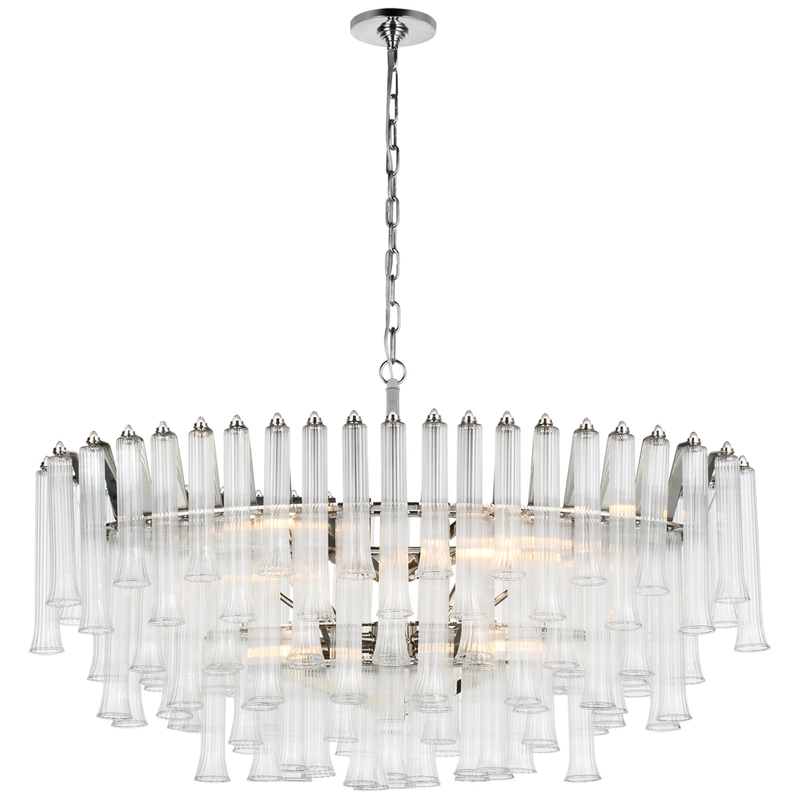 Julie Neill Lorelei 40 Inch 8 Light LED Chandelier by Visual Comfort Signature Collection