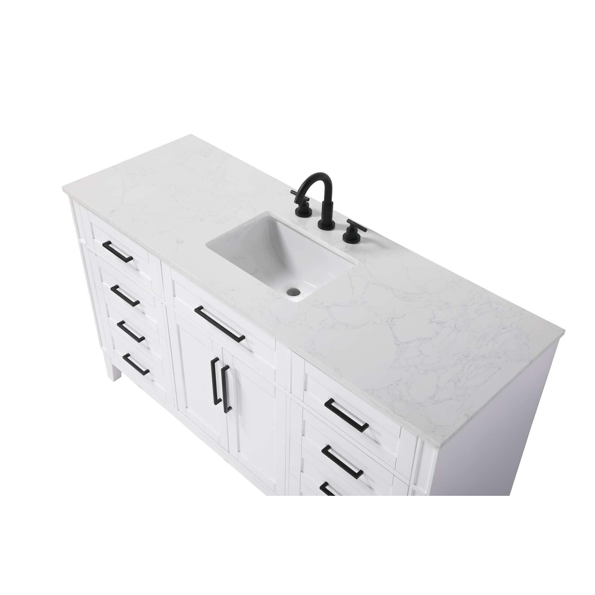 Virginia 60 Inch Bath Vanity by Elegant Decor