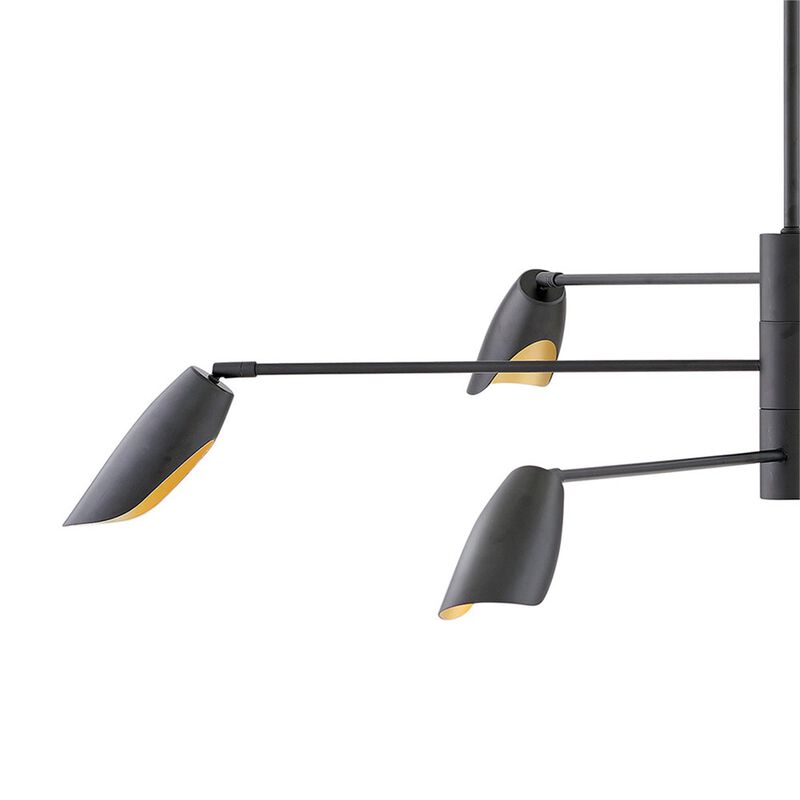 Bowery 50 Inch 6 Light LED Chandelier by Fredrick Ramond