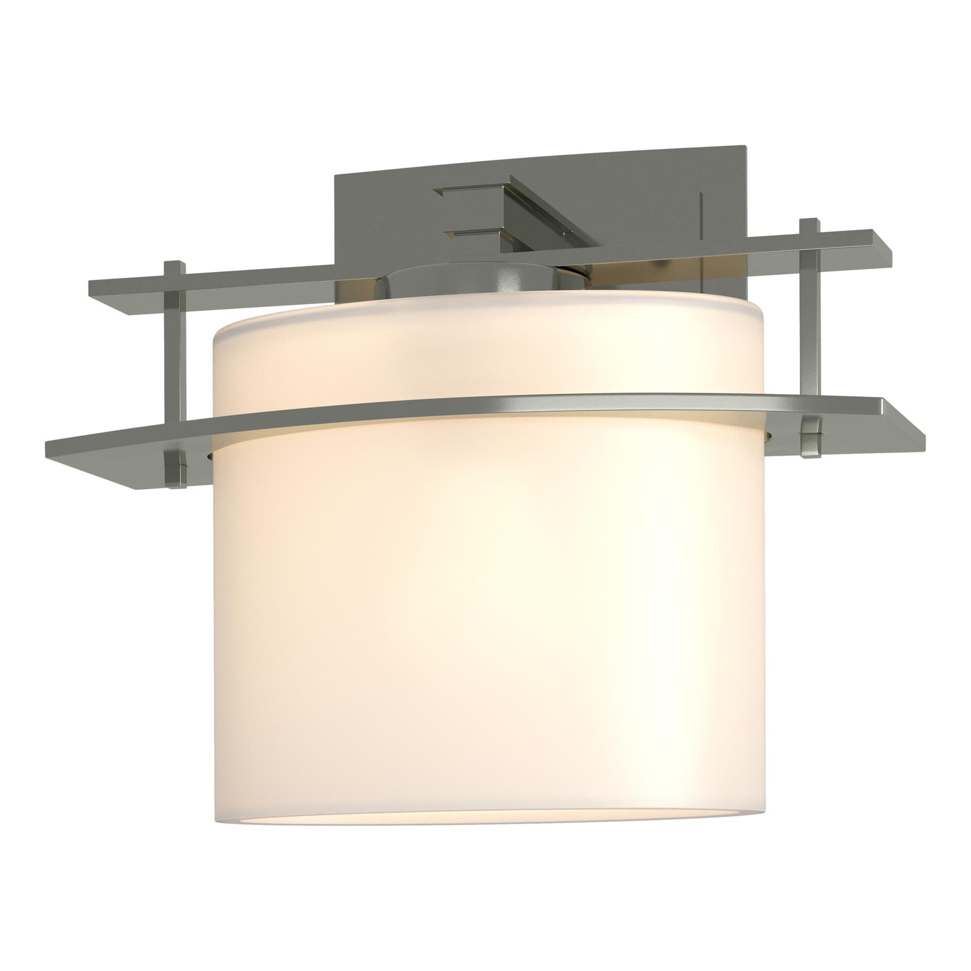 Shown in Sterling finish and Opal glass