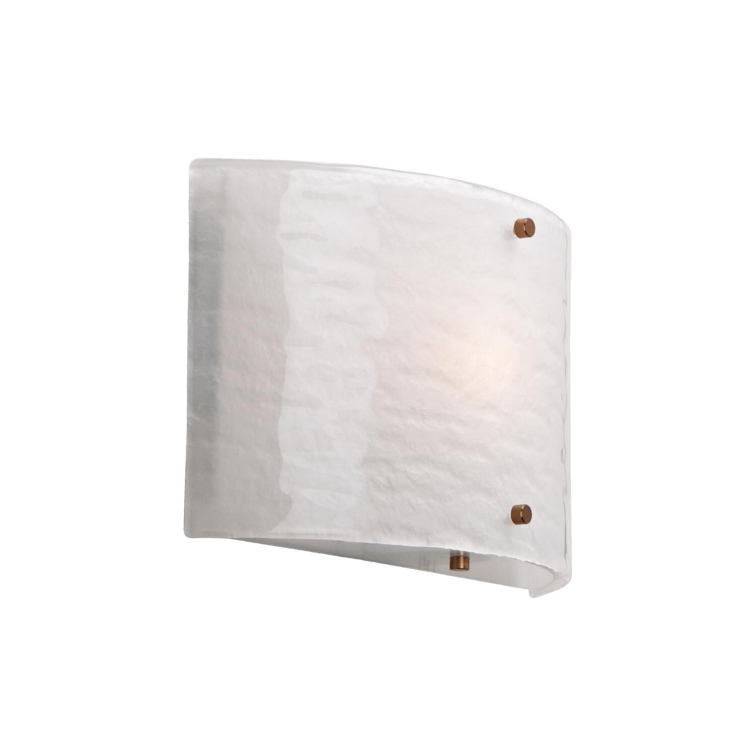Textured Glass Wall Sconce by Hammerton Studio