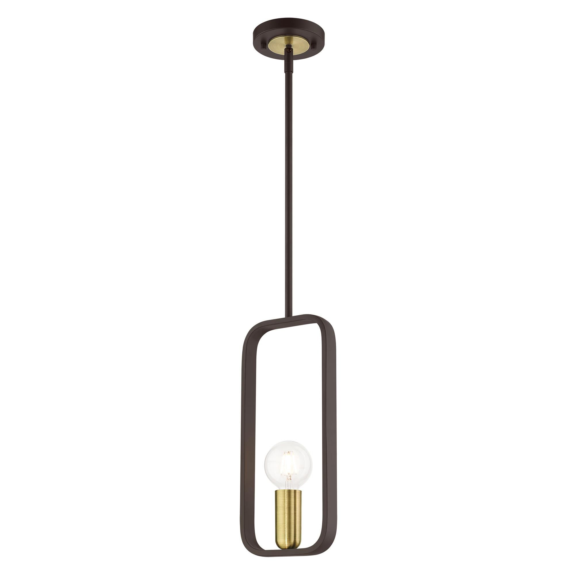 Livex Lighting Bergamo 7 Inch Mini Pendant
