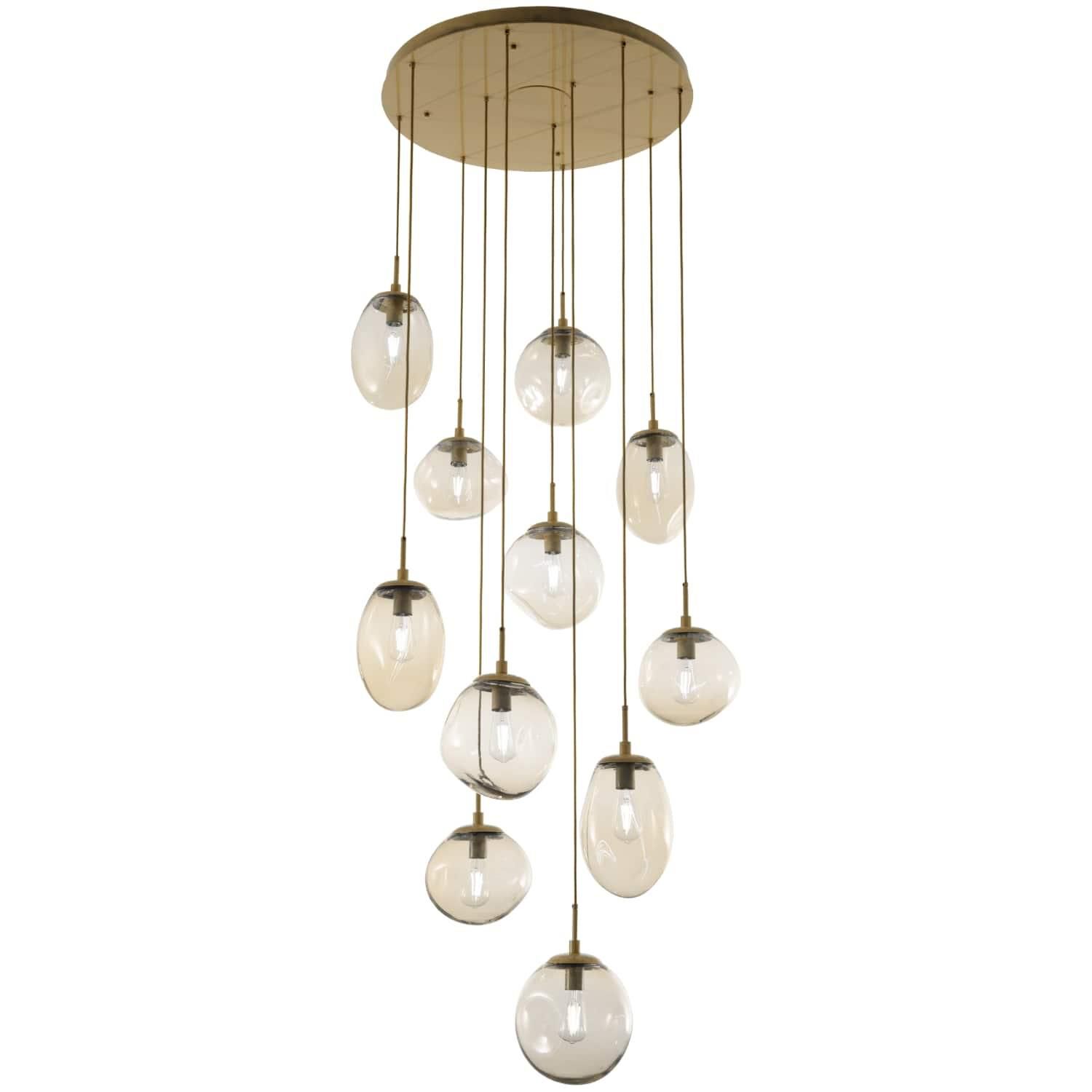 Levi Wilson Nebula 37 Inch 11 Light Multi Light Pendant by Hammerton Studio
