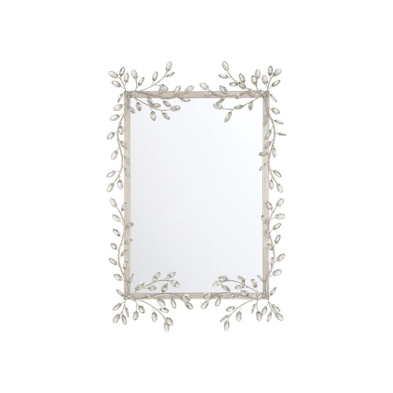 Forget-Me-Not 32 Inch Decorative Mirror by Currey and Company