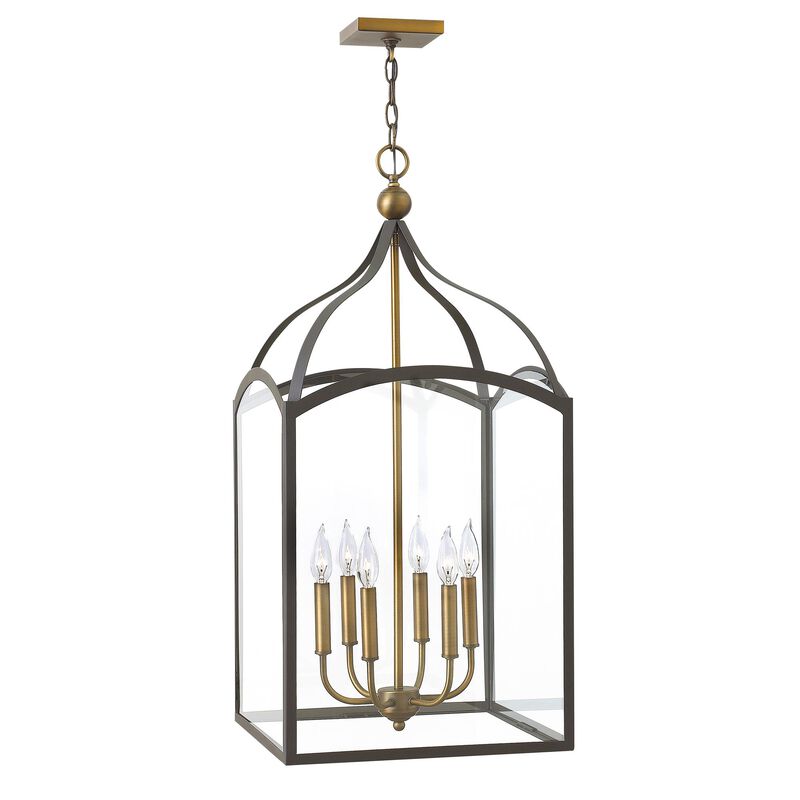 Clarendon 34 Inch Lantern Pendant by Hinkley