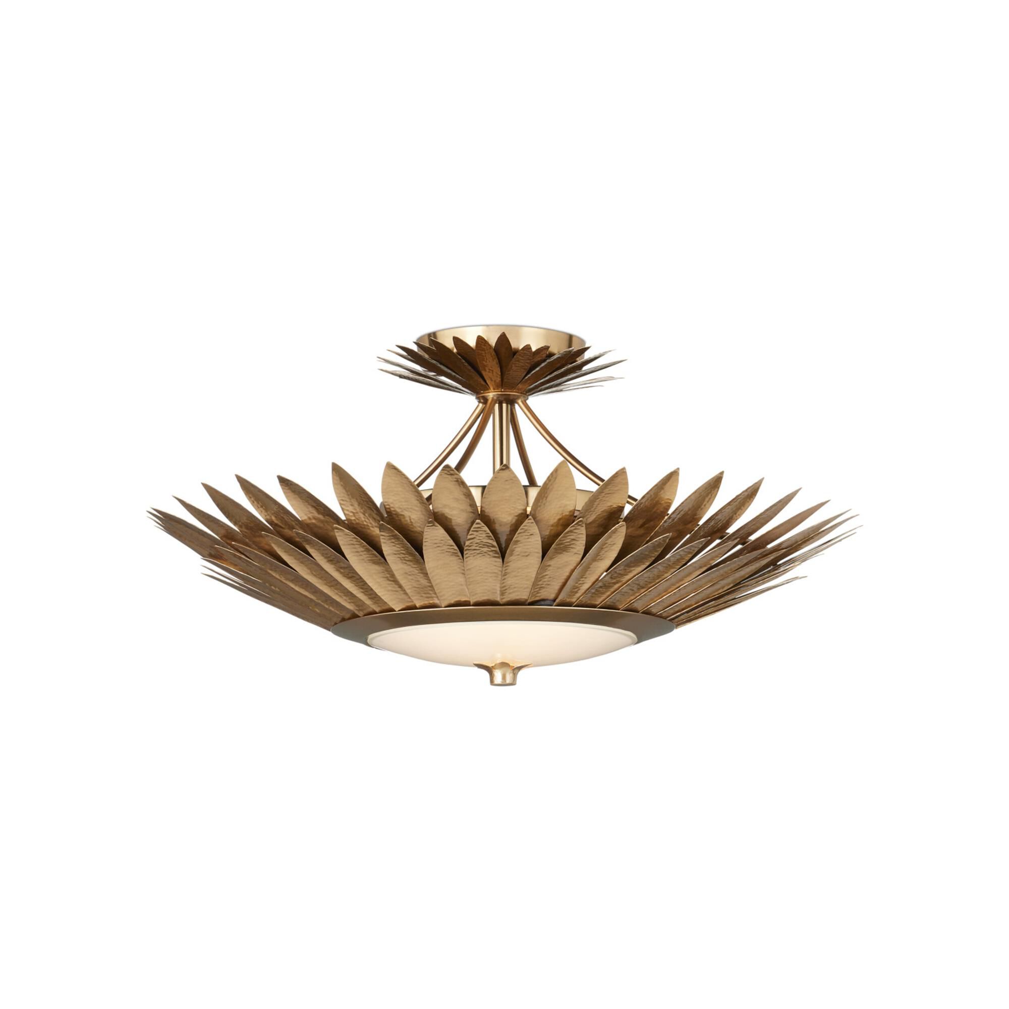 Plumage 30 Inch Semi Flush Mount,