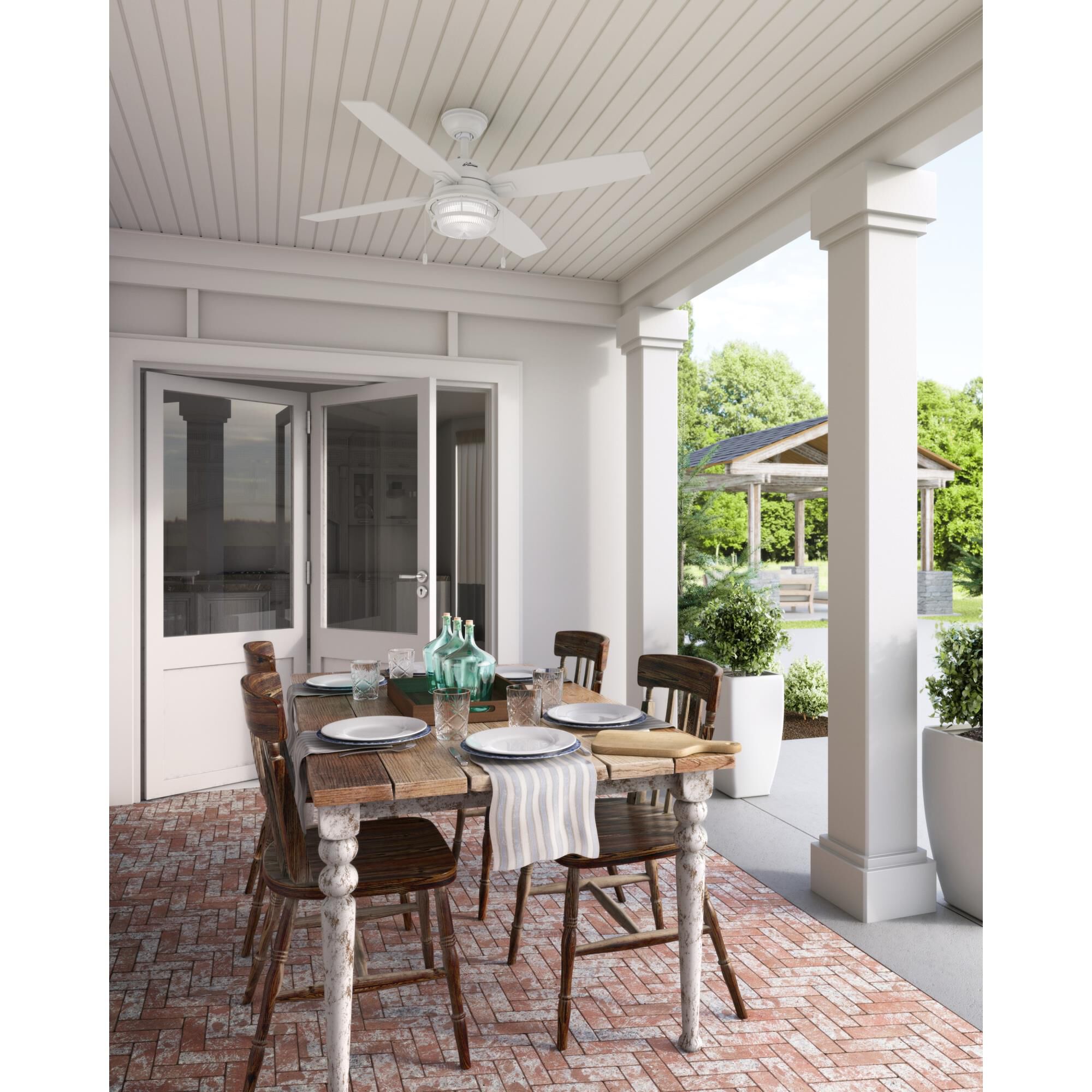 Ocala 52 Inch Ceiling Fan with Light Kit by Hunter Fan