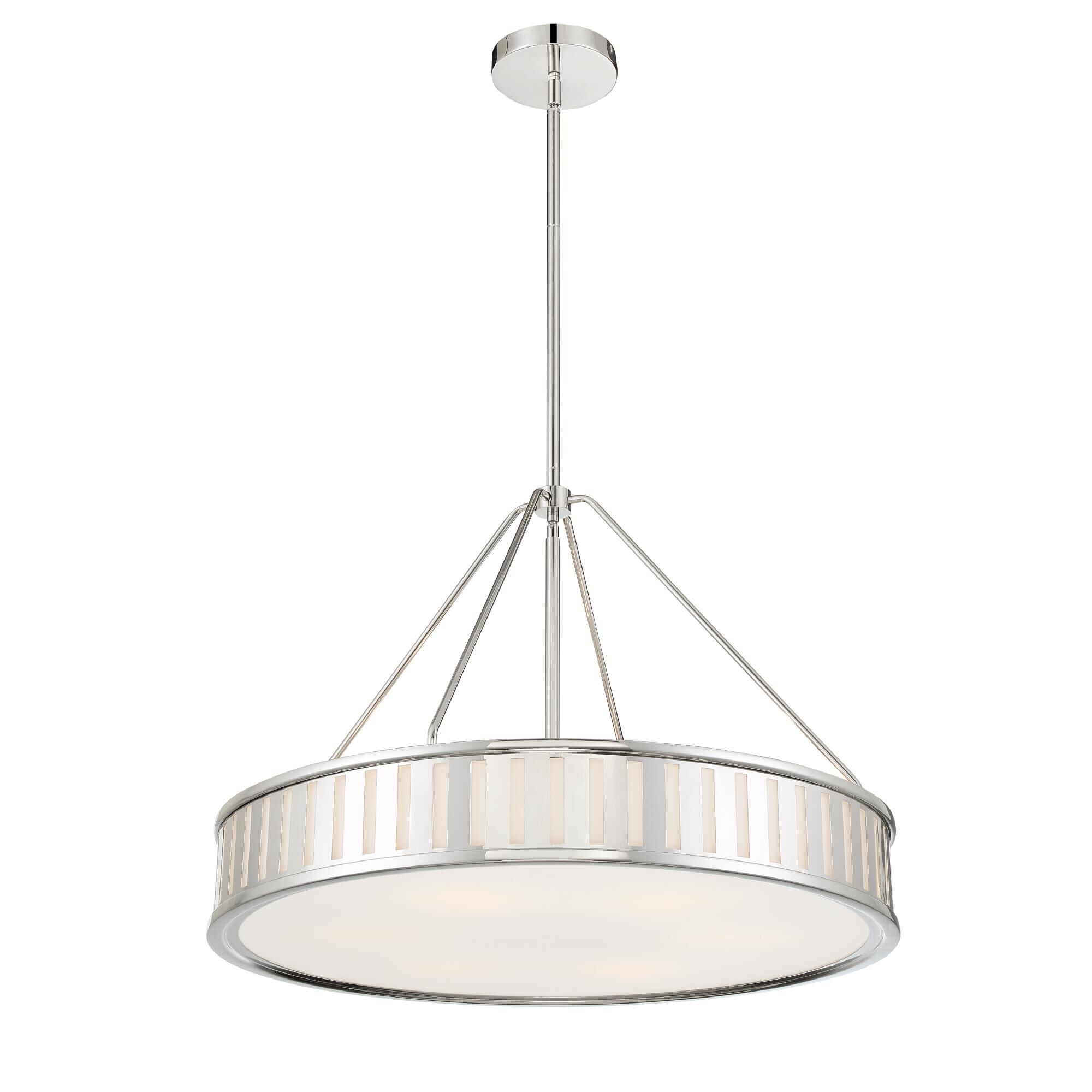 Kendal 28 Inch 6 Light Chandelier by Crystorama
